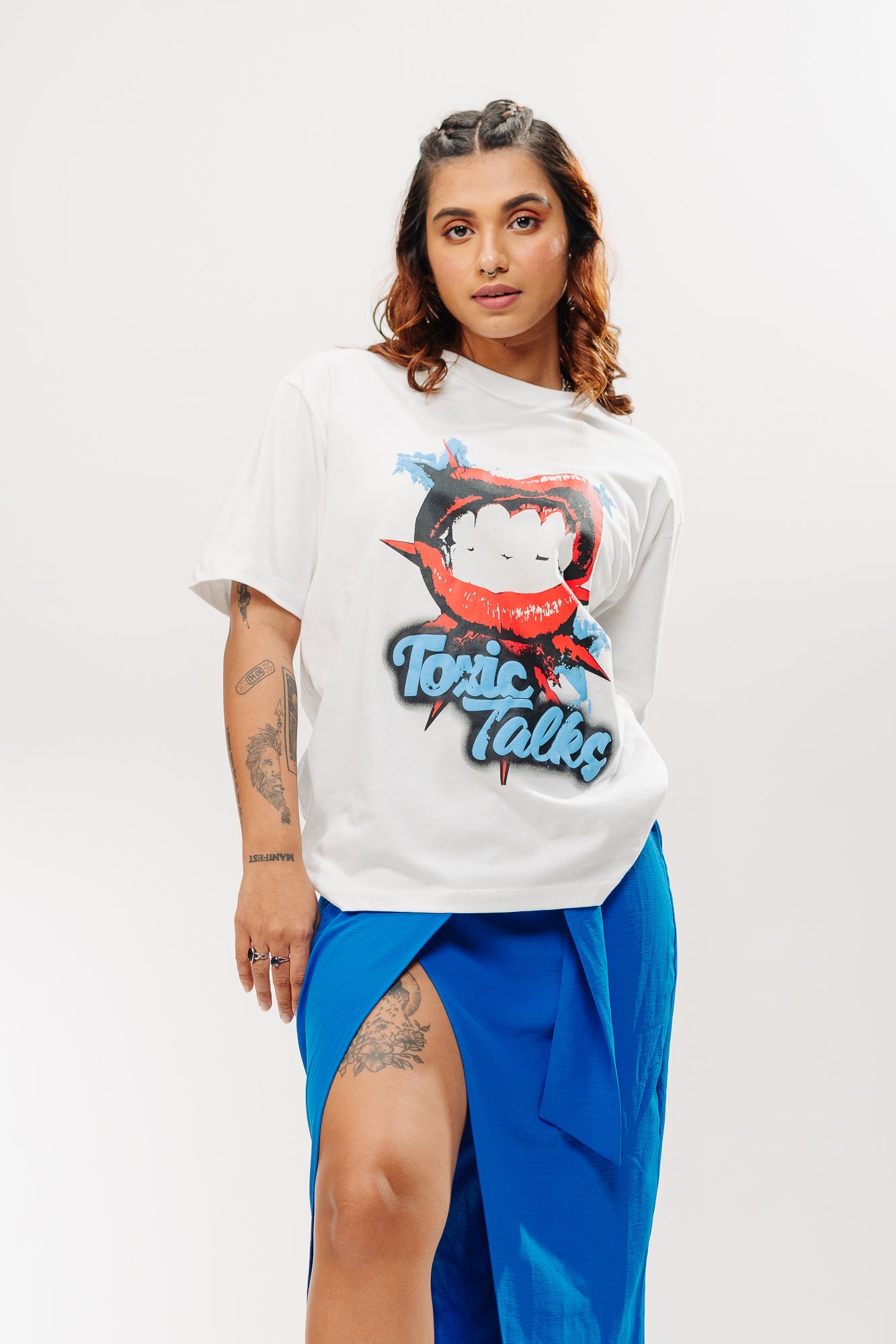 TOXICITY WHITE TEES