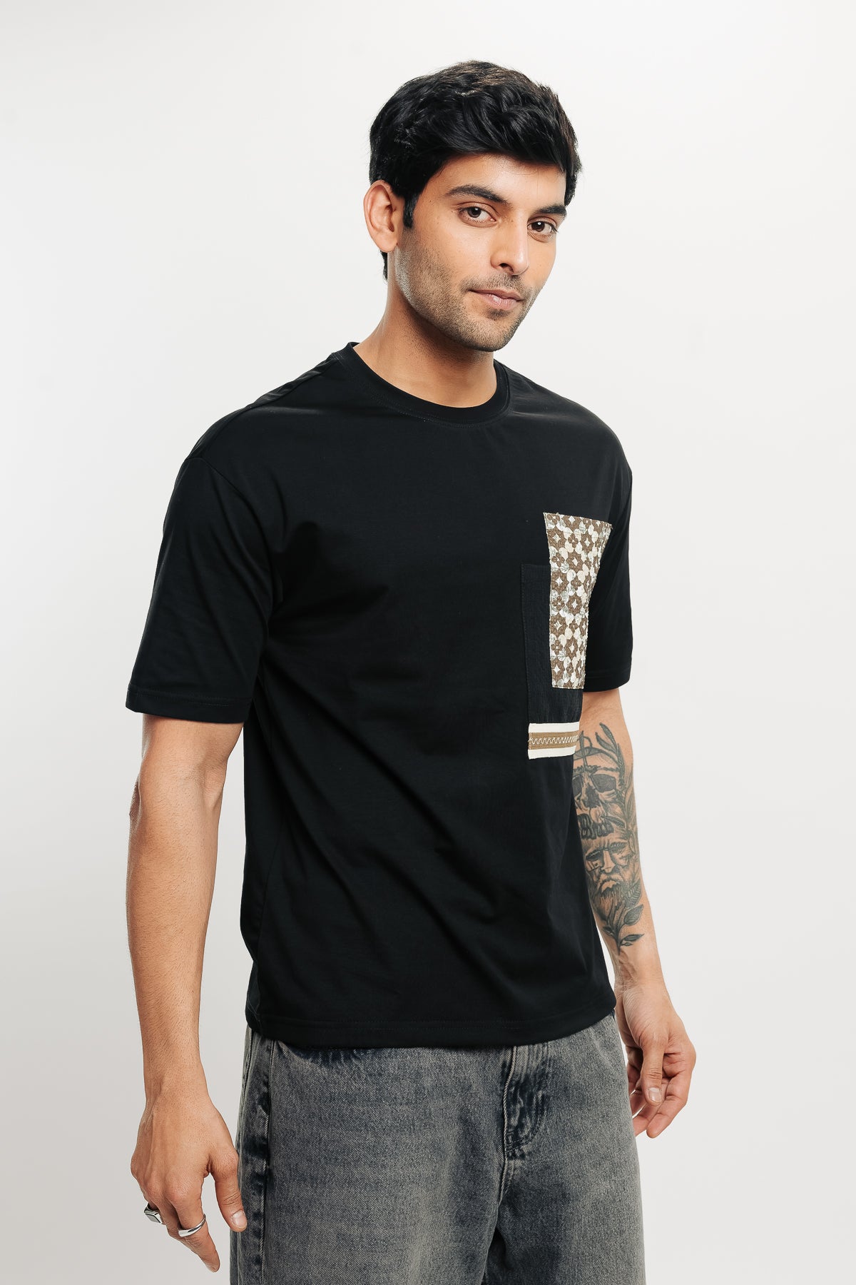 Men's Motif Pocket Print T-Shirt