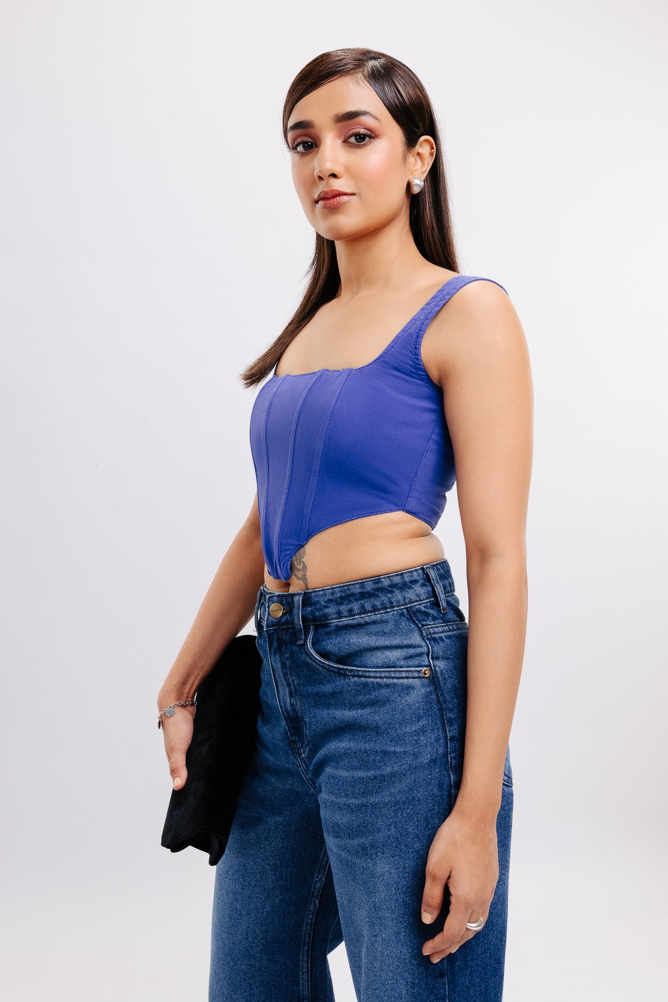 Deep Violet Corset Top