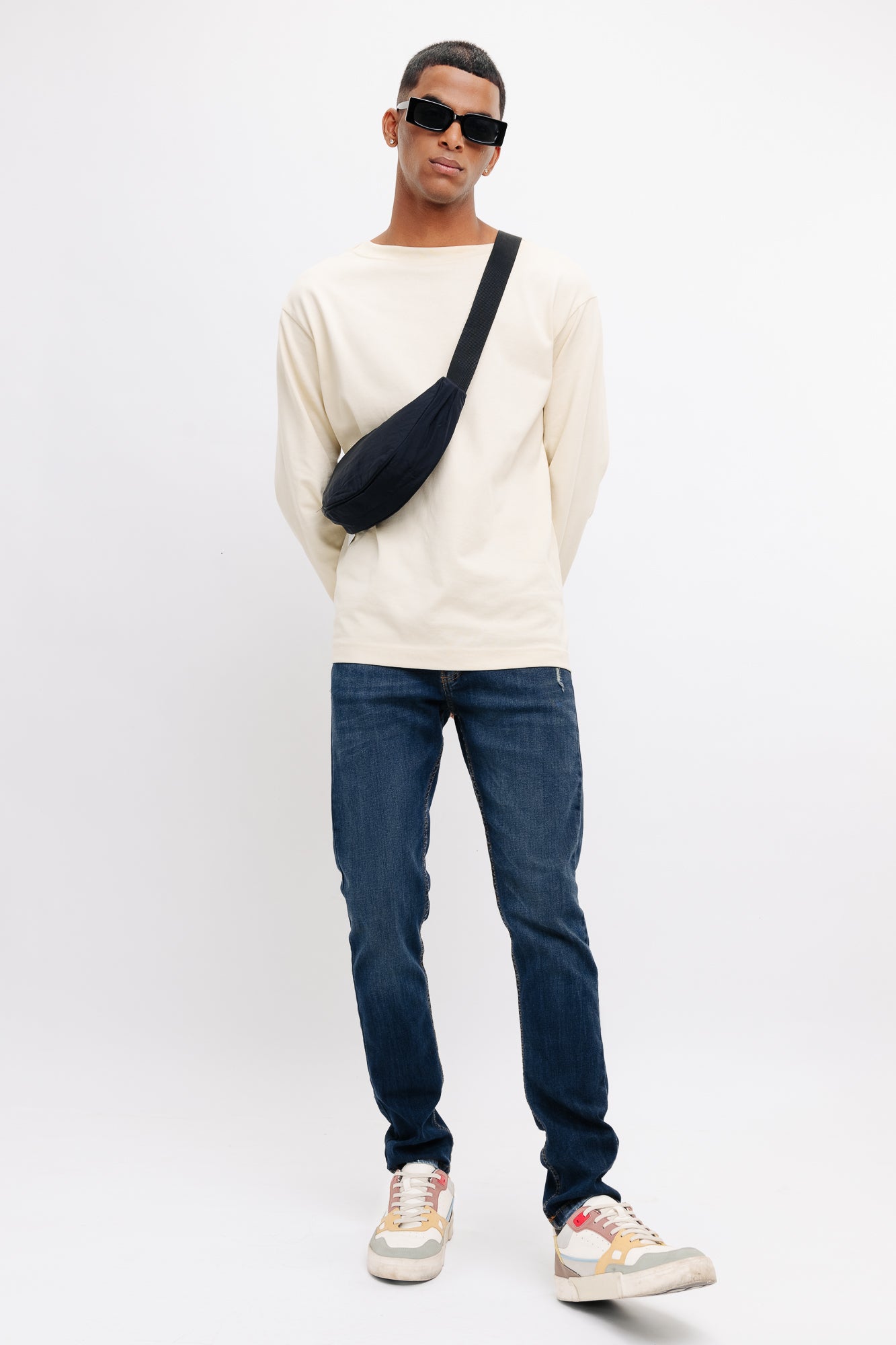 Vintage Men's Skinny Crop Jeans