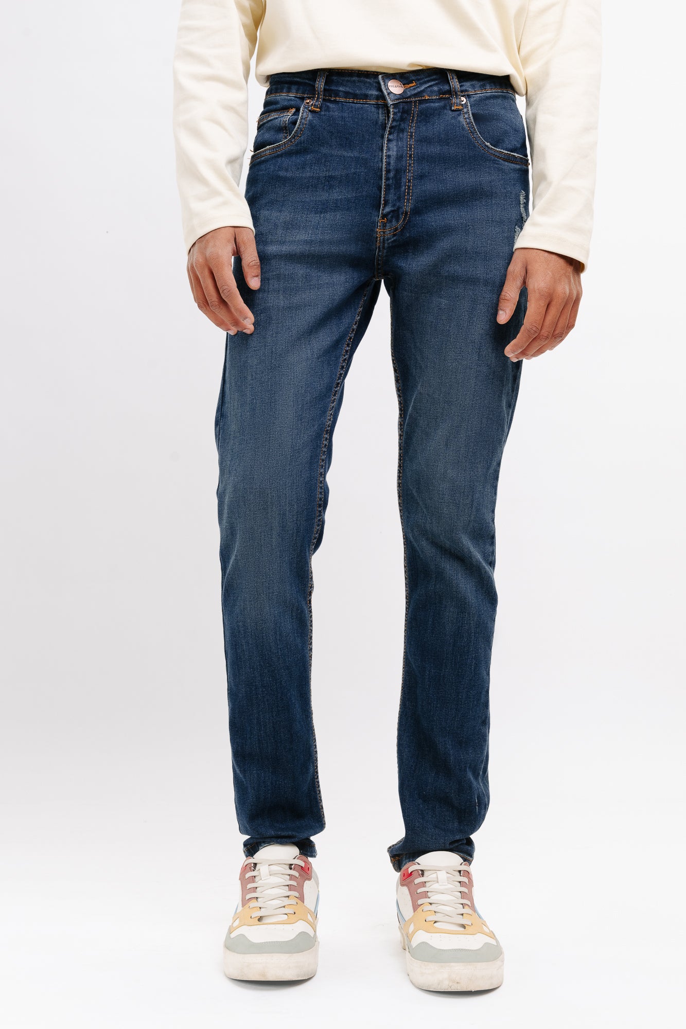 Vintage Men's Skinny Crop Jeans