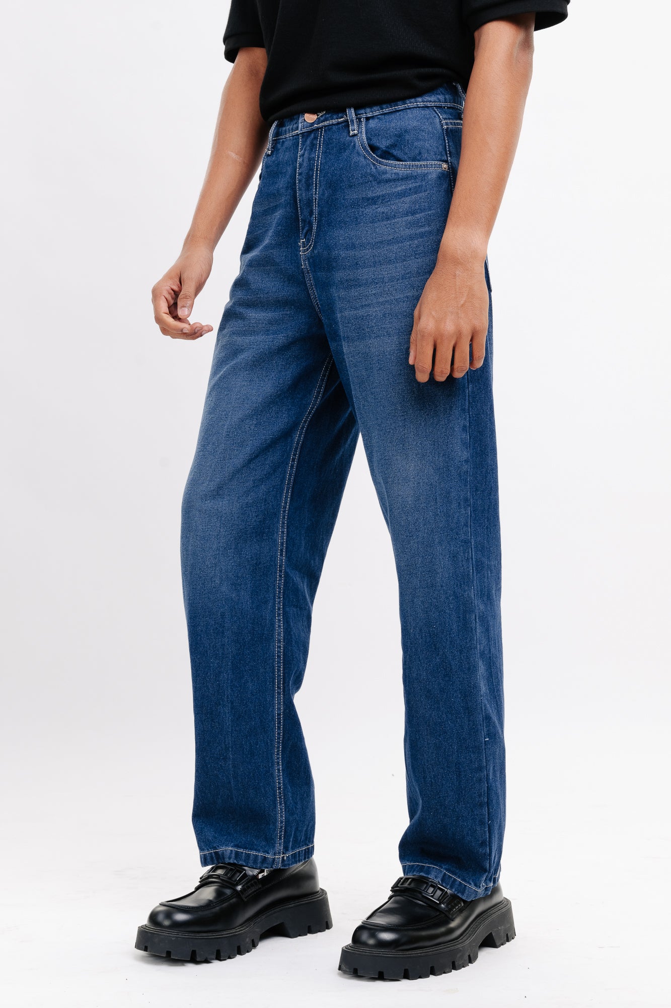 Go-To Blue Men's Straight Fit Jeans