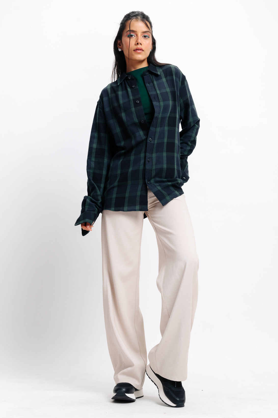 Indigo Checkered Shirt