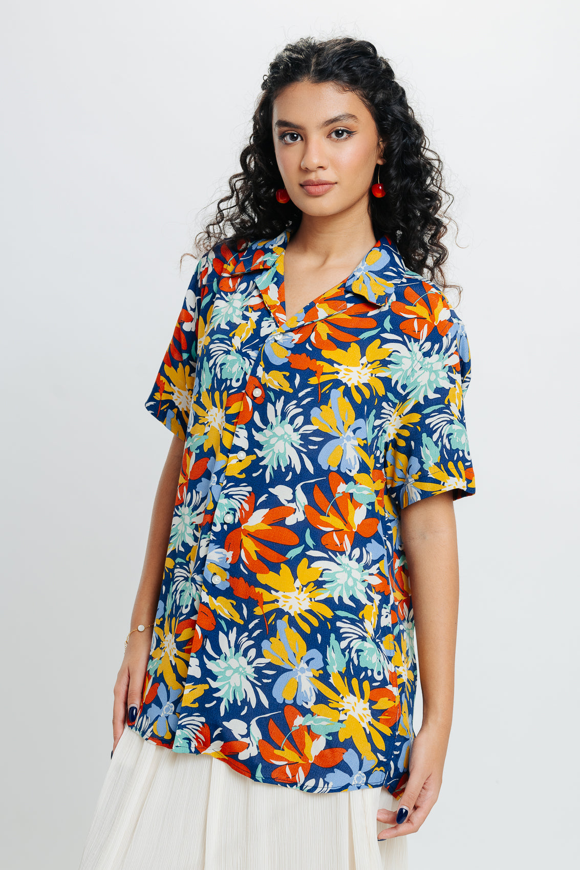 Multi Printed Viscose Shirt
