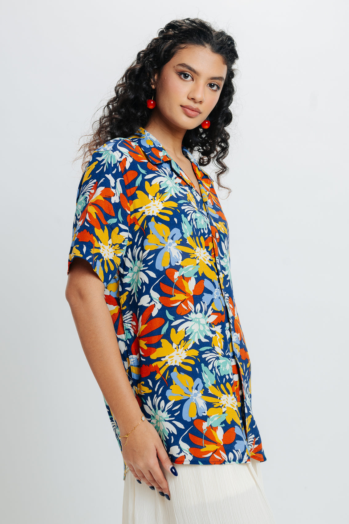 Multi Printed Viscose Shirt