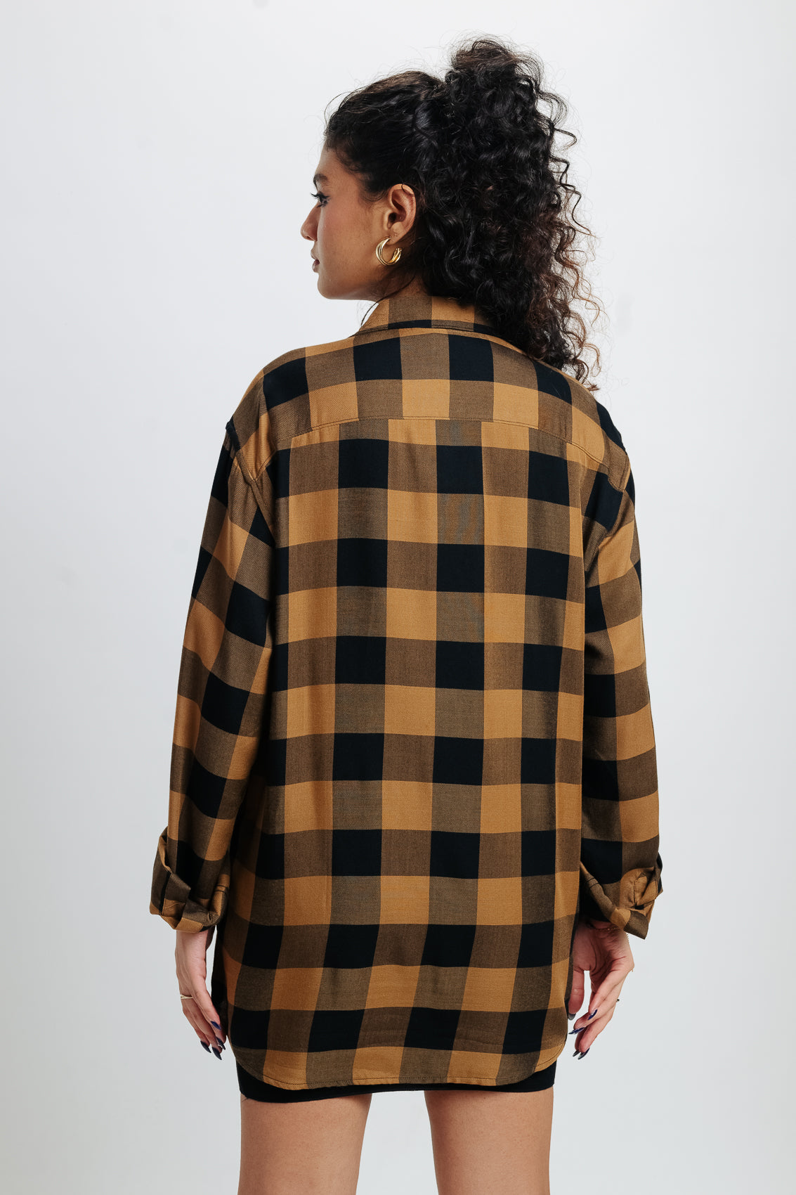 Orange Checkered Shirt