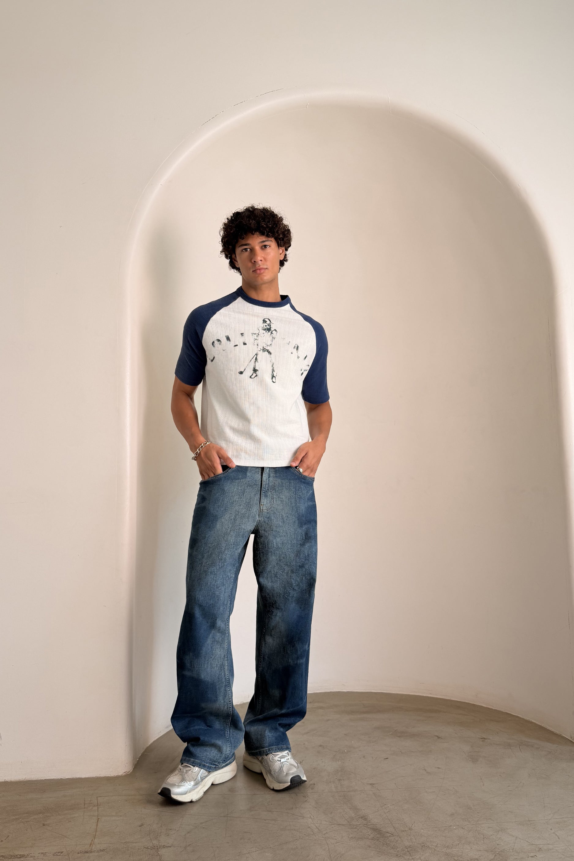 Acid Drip Baggy Jeans