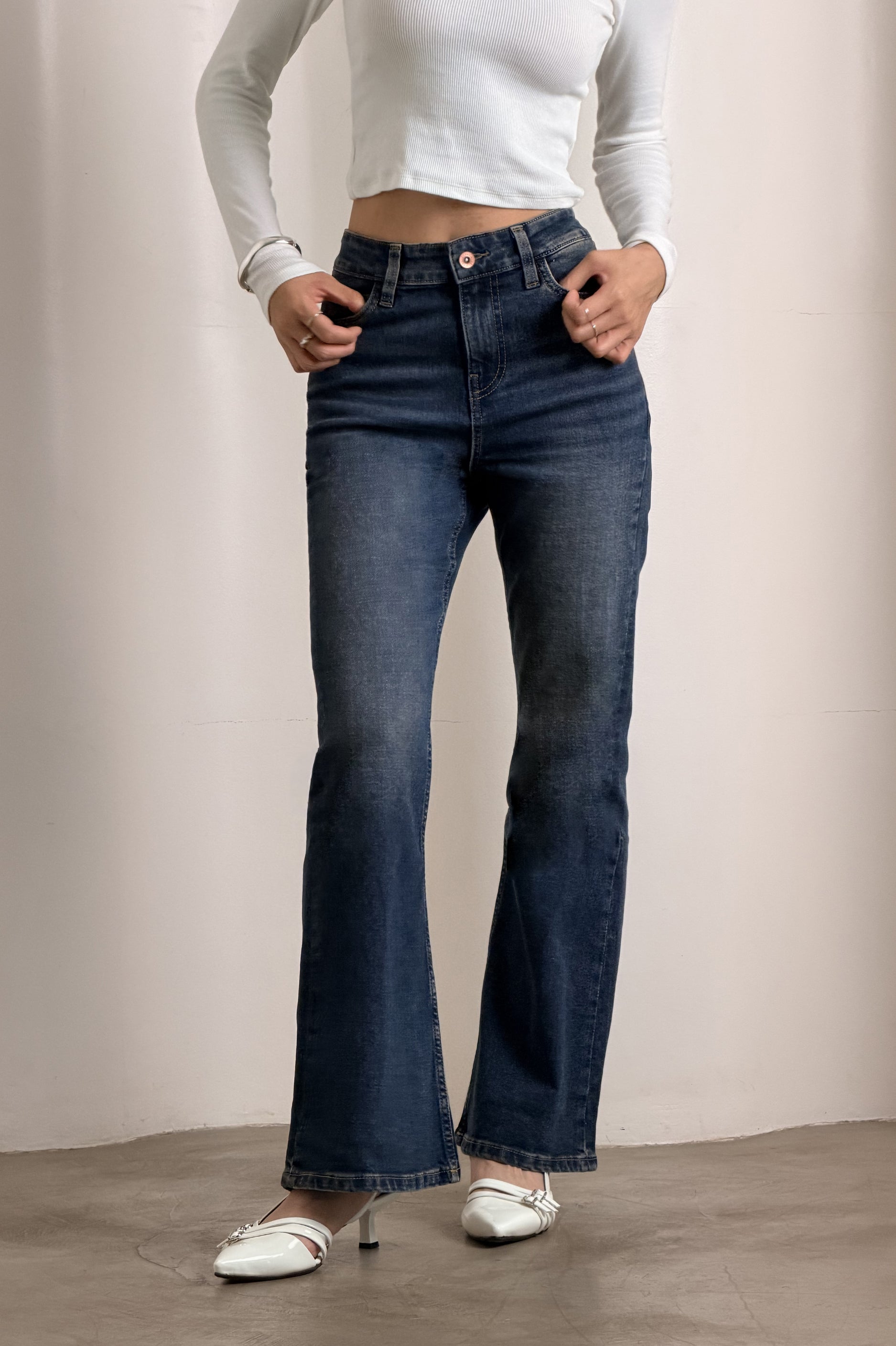 Stateside Grunge Bootcut Jeans