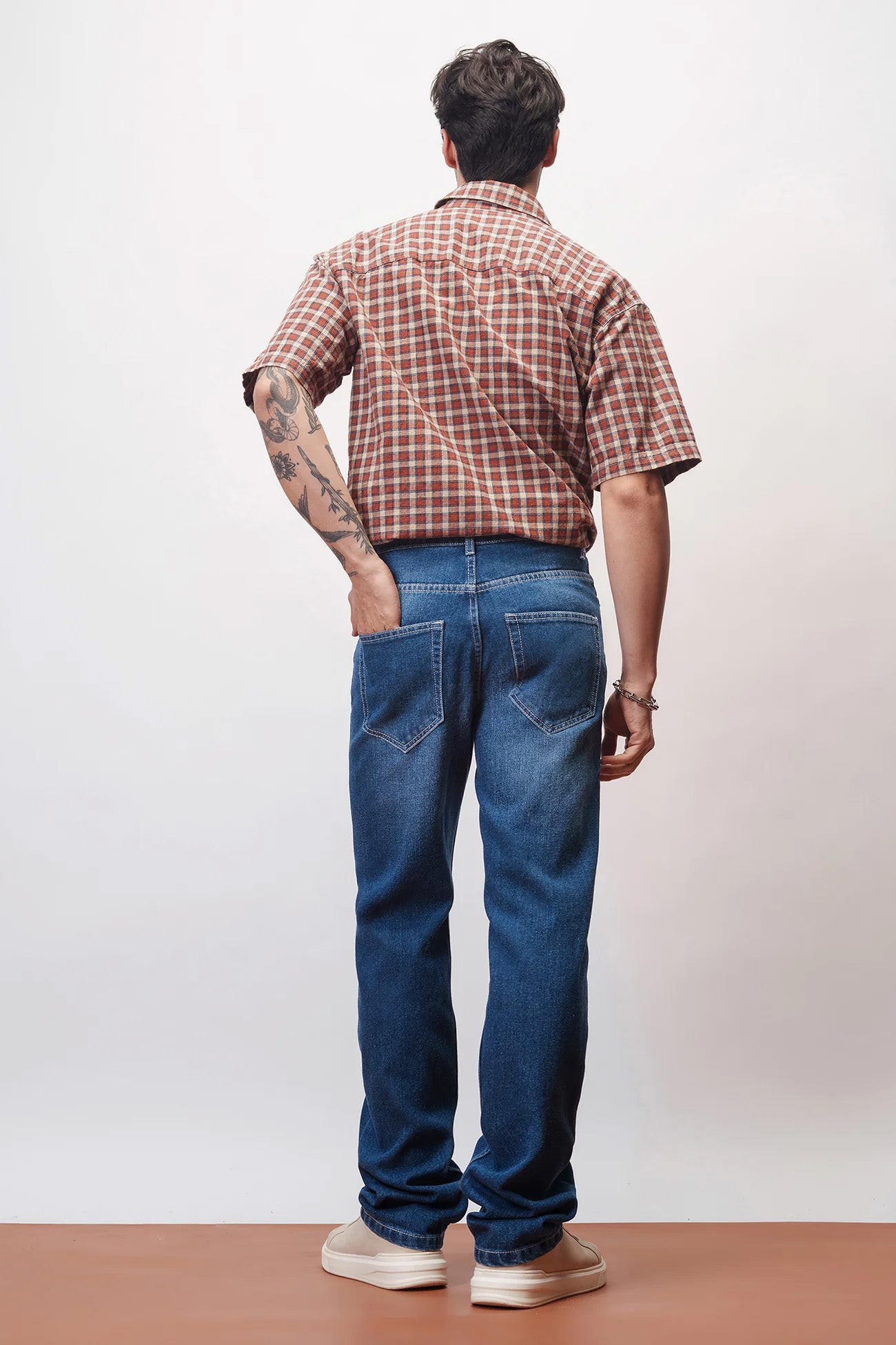 Endless Blue Men's Straight Jeans