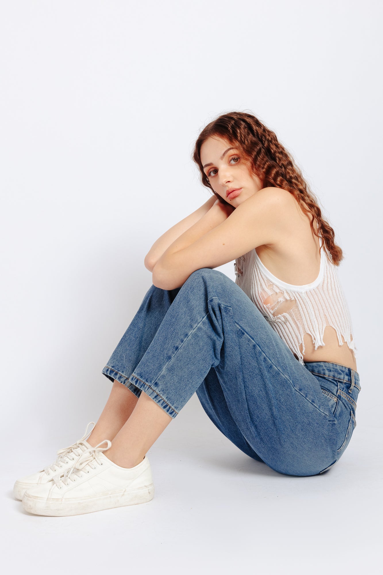 Blue Women's Slouchy Jeans