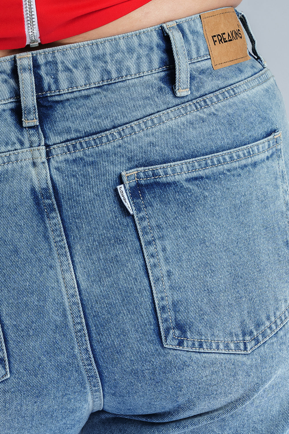 Blue Sparkle Curve Flare Fit Jeans