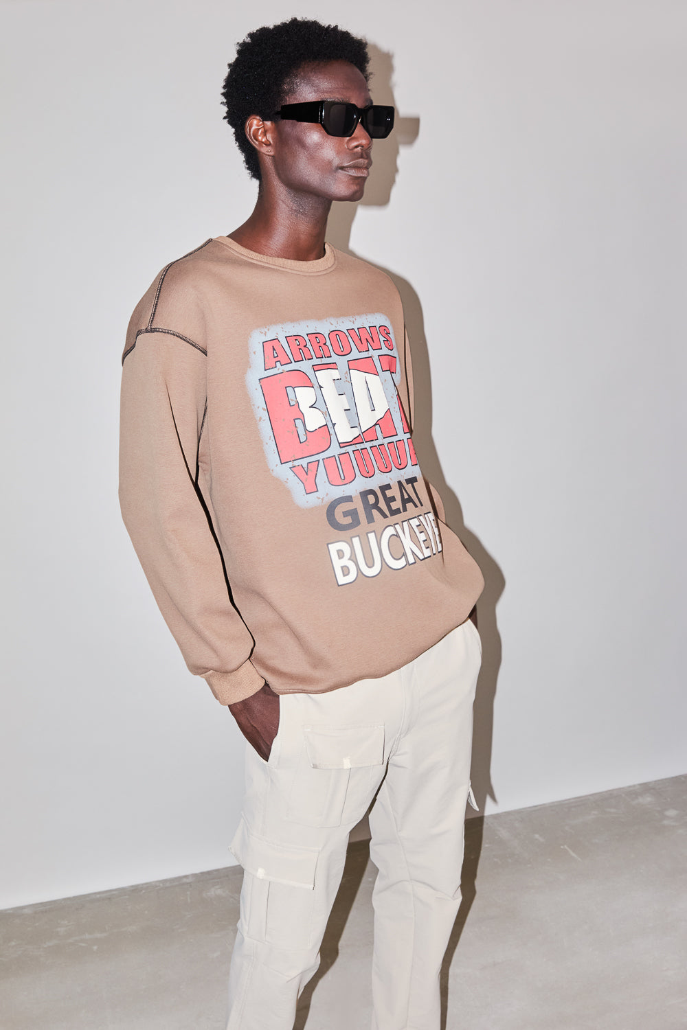 Oversized Vivid Men's Sweatshirt
