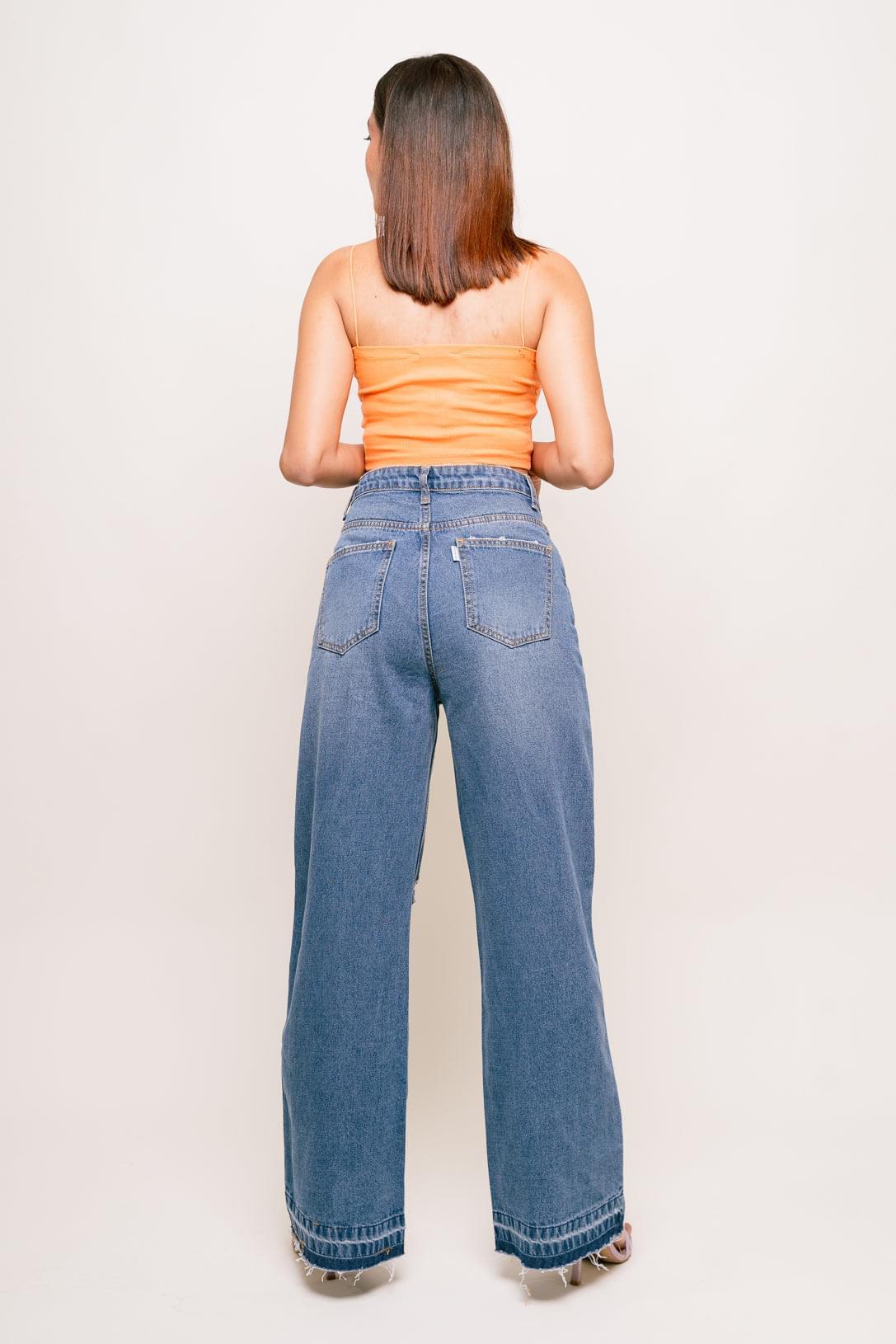 90's Mid Blue Jeans