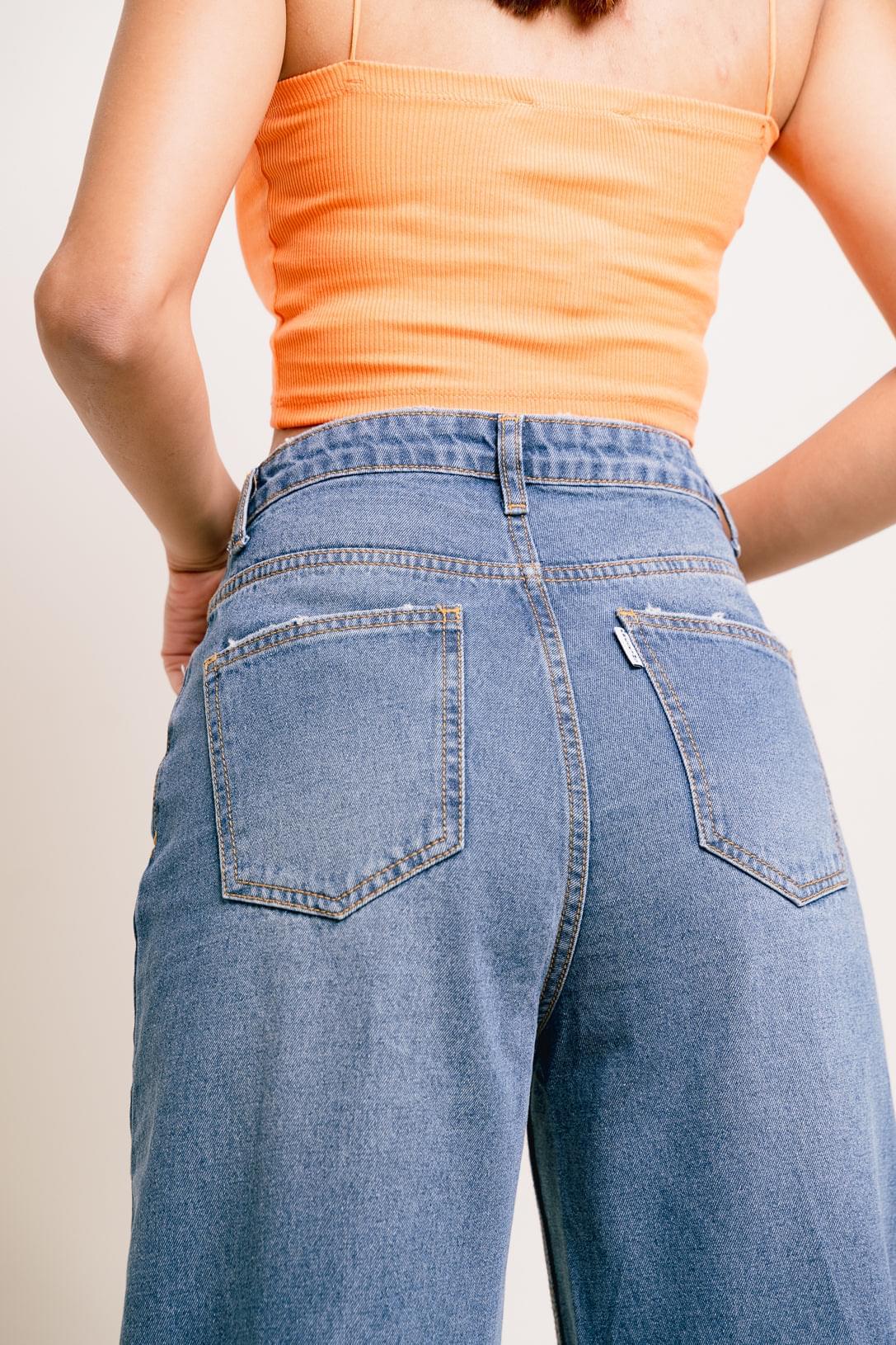90's Mid Blue Jeans