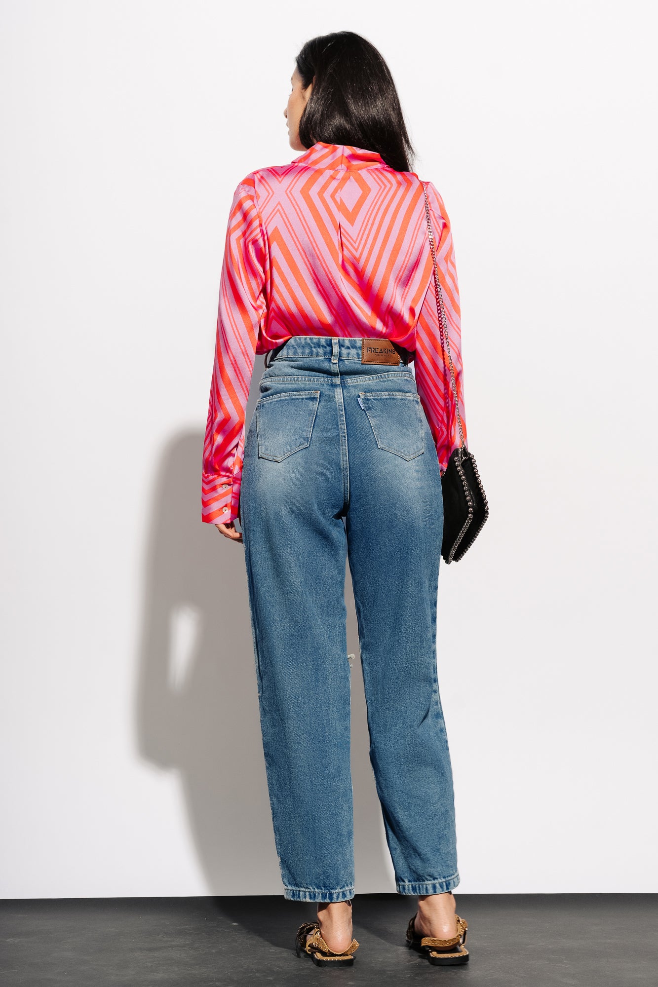 Amber Distressed Women's Slouchy Jeans