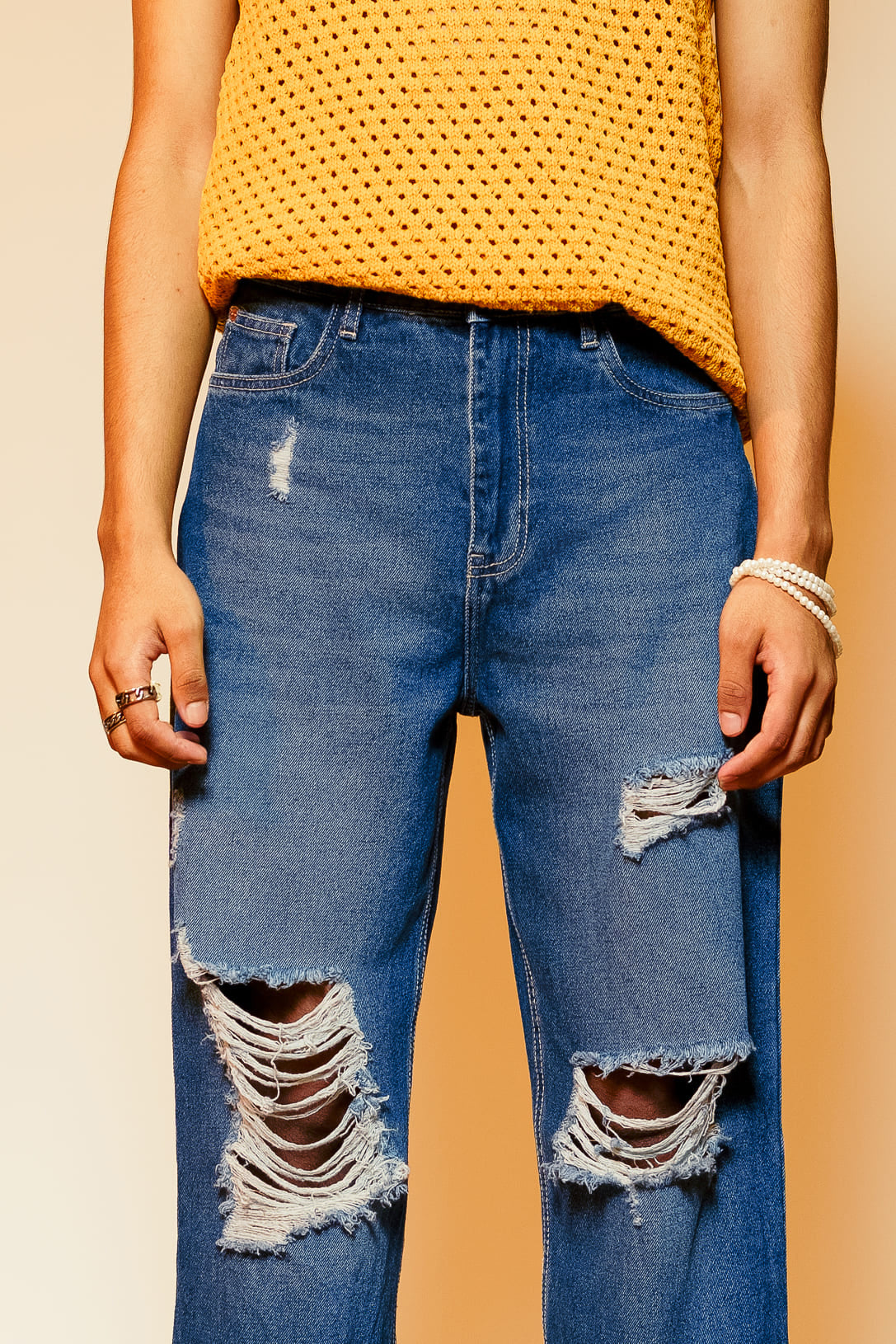 Vogue Blue Men's Straight Jeans