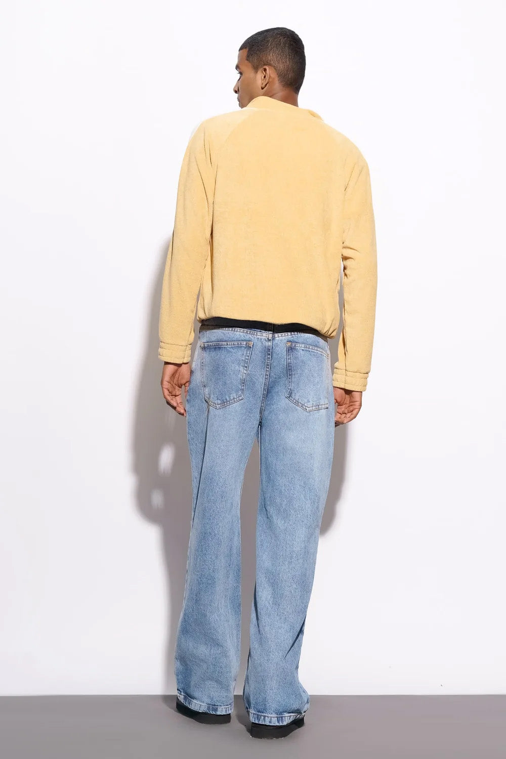 Light Blue Men's Wide Jeans