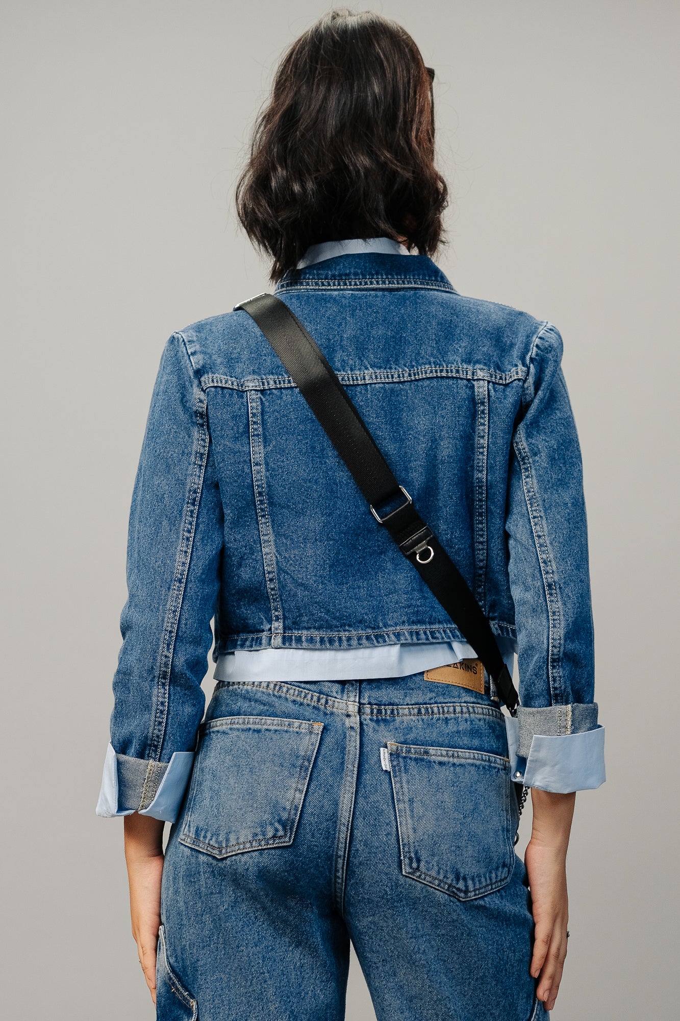 MULTI POCKET INDIGO SHACKET