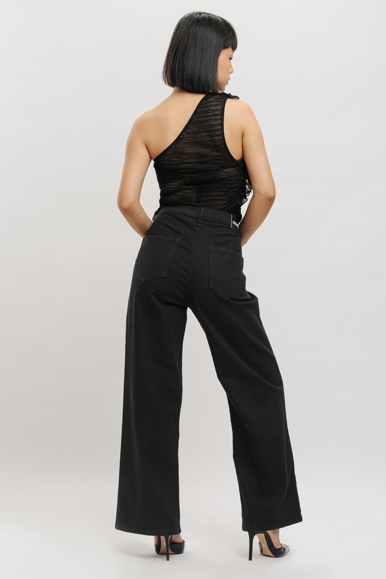 True Black Women's Wide Jeans