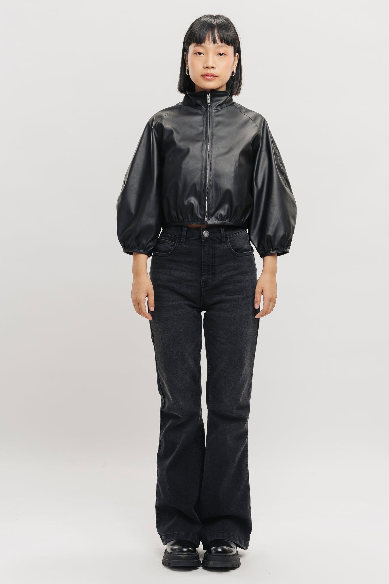 Pitch Black Women's Bootcut Jeans