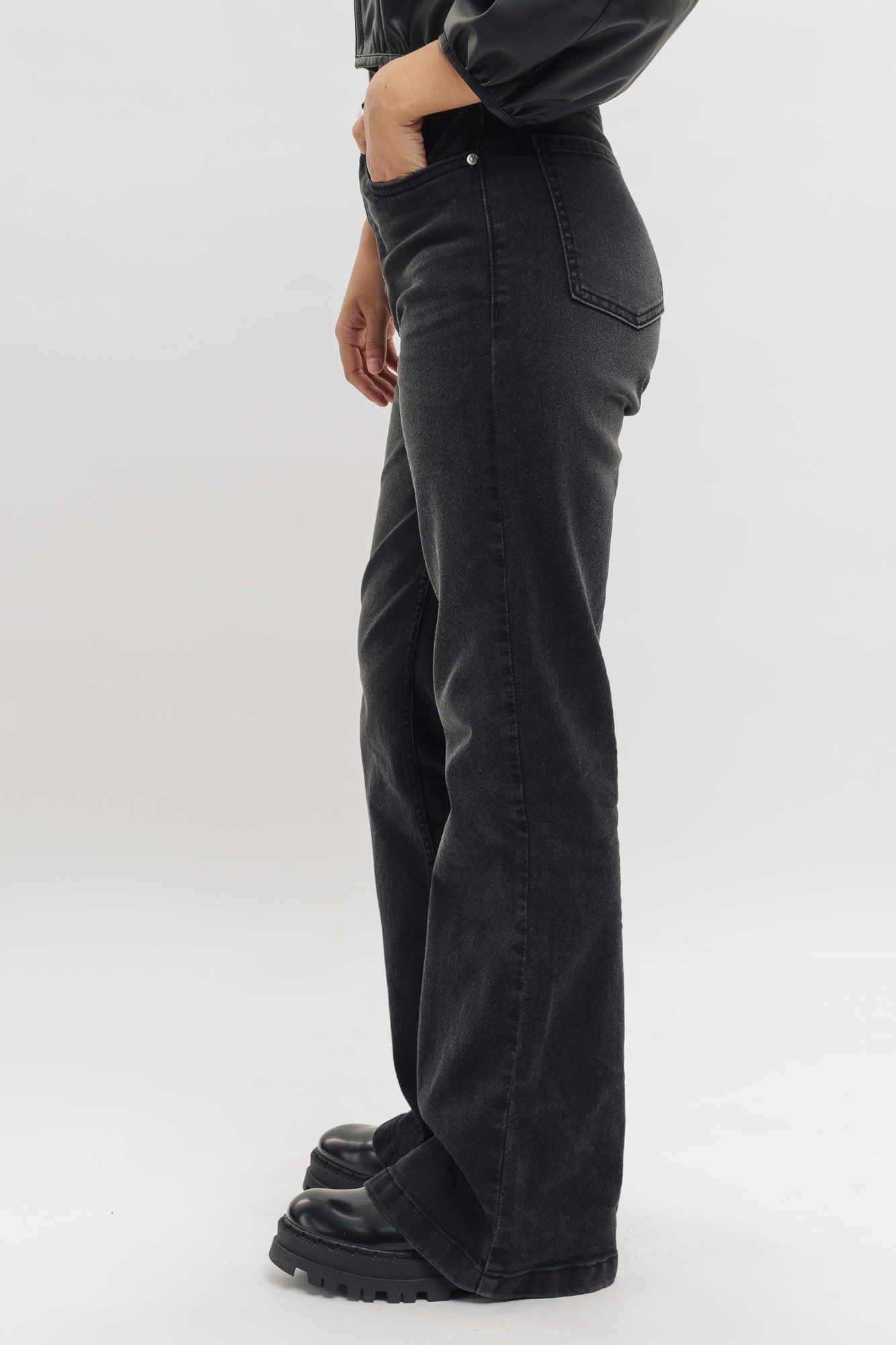Pitch Black Women's Bootcut Jeans