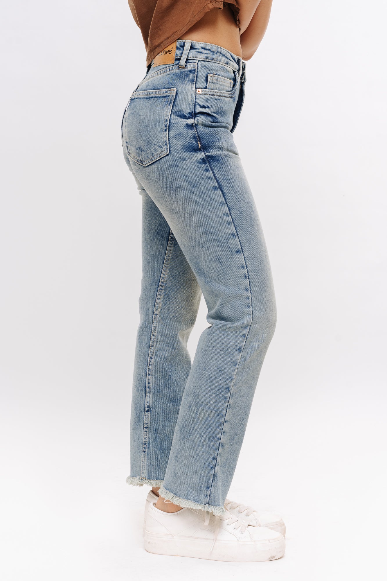 RETRO CROPPED BOOTCUT JEANS