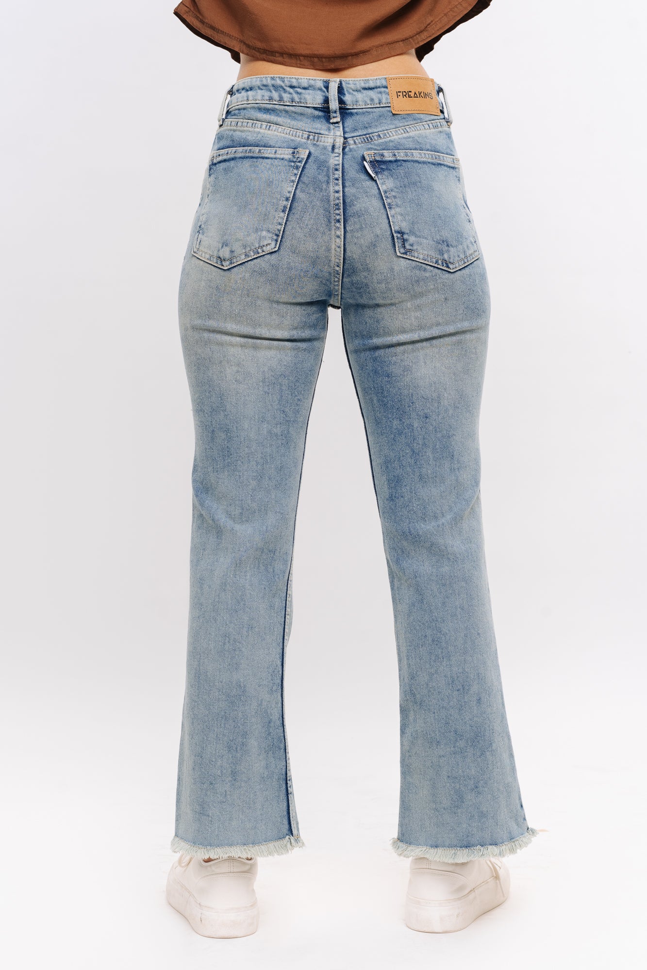 RETRO CROPPED BOOTCUT JEANS