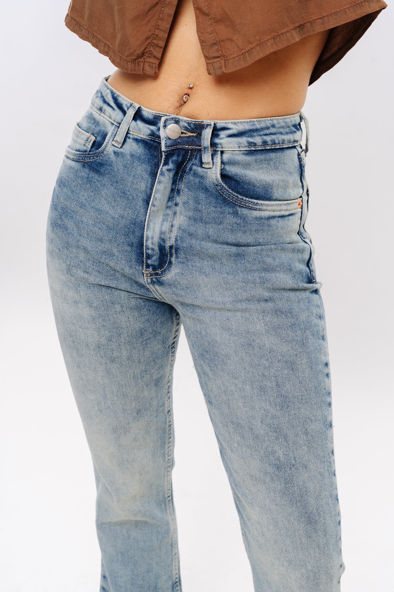 RETRO CROPPED BOOTCUT JEANS