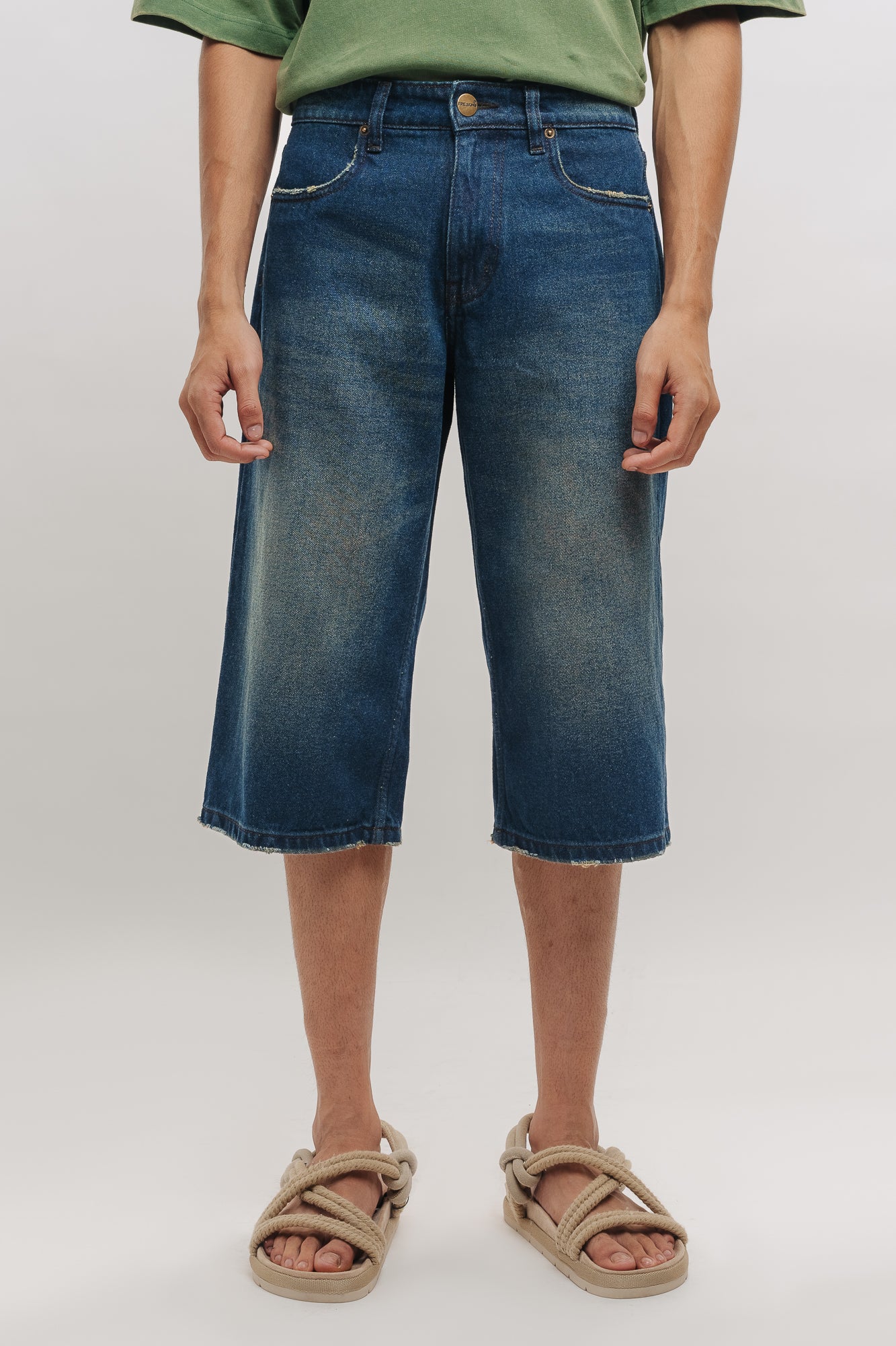 Green Tinted Men's Jorts