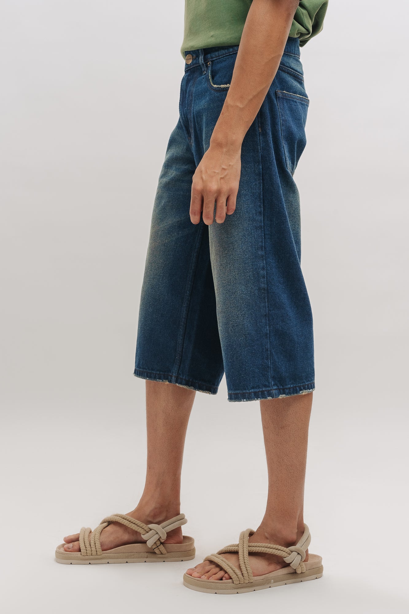 Green Tinted Men's Jorts