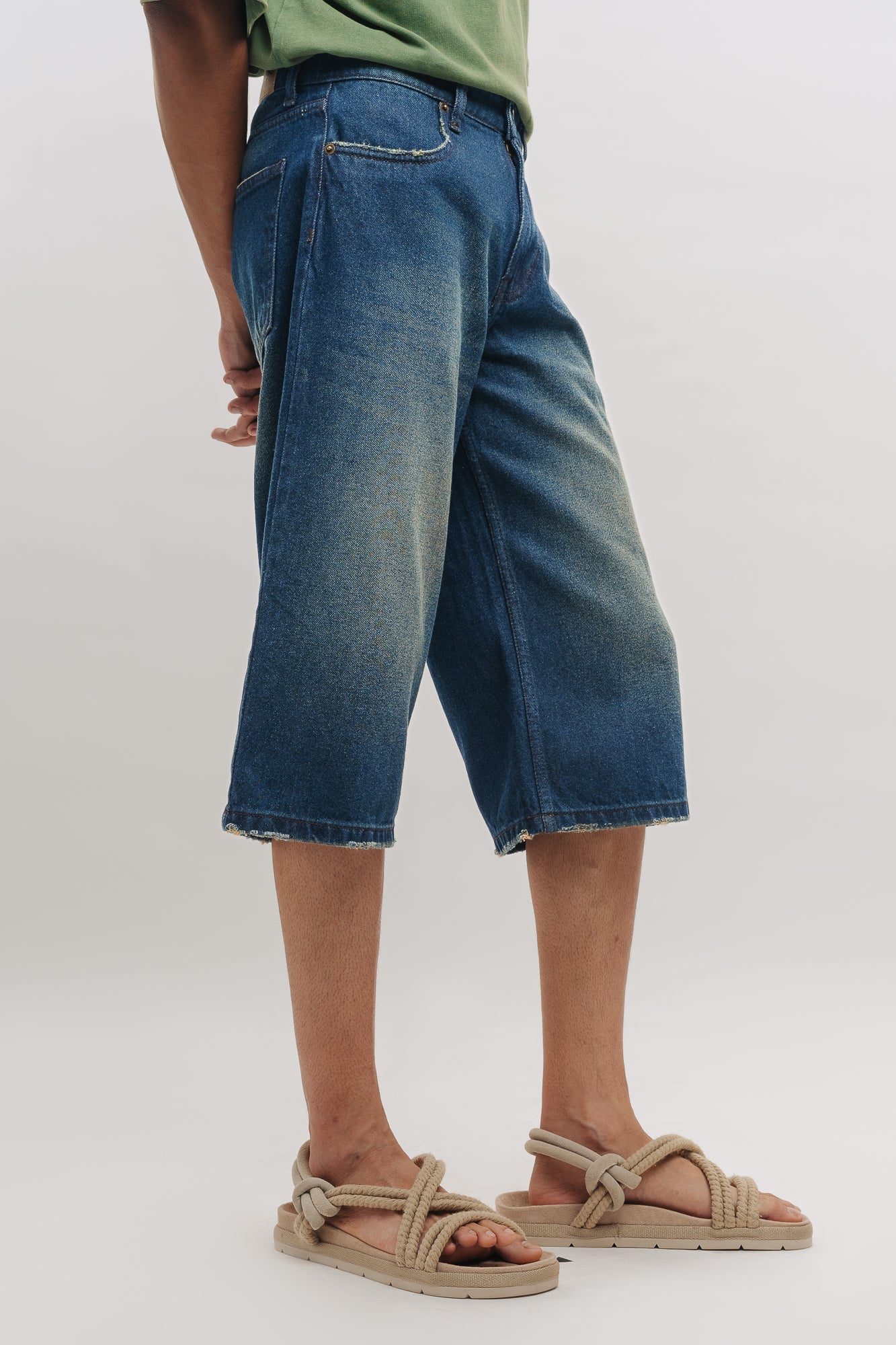Green Tinted Men's Jorts