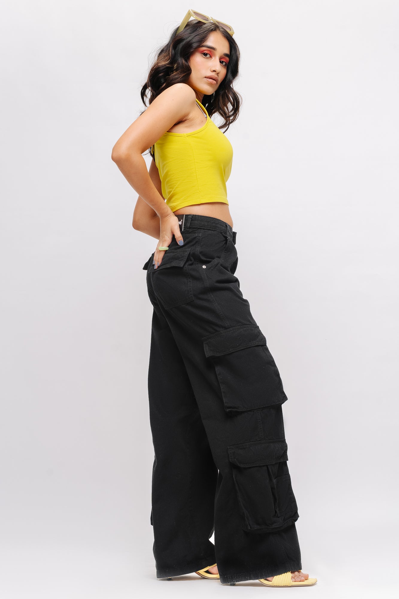 Coal Women's Baggy Straight Cargo Jeans