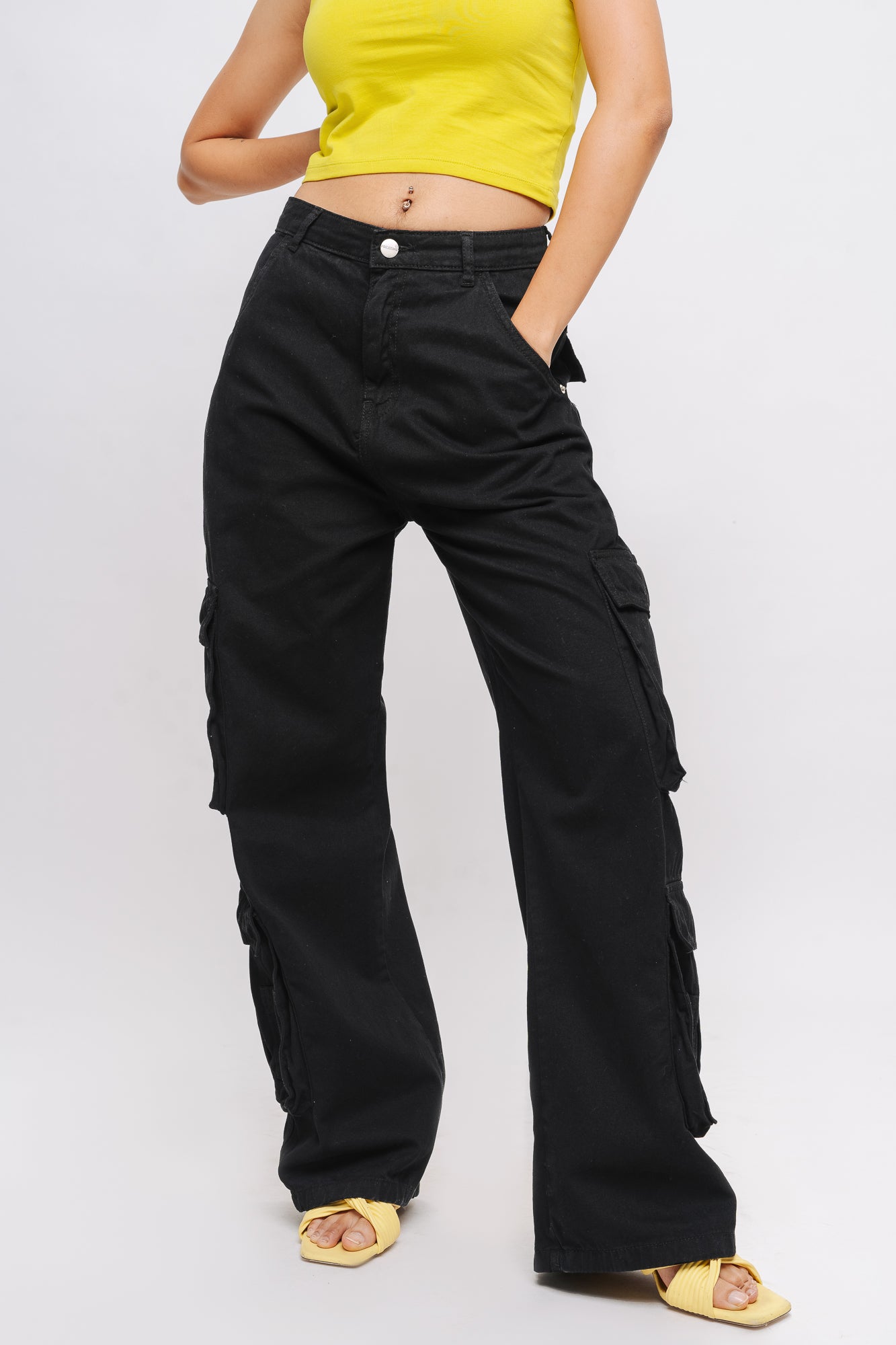 Coal Women's Baggy Straight Cargo Jeans