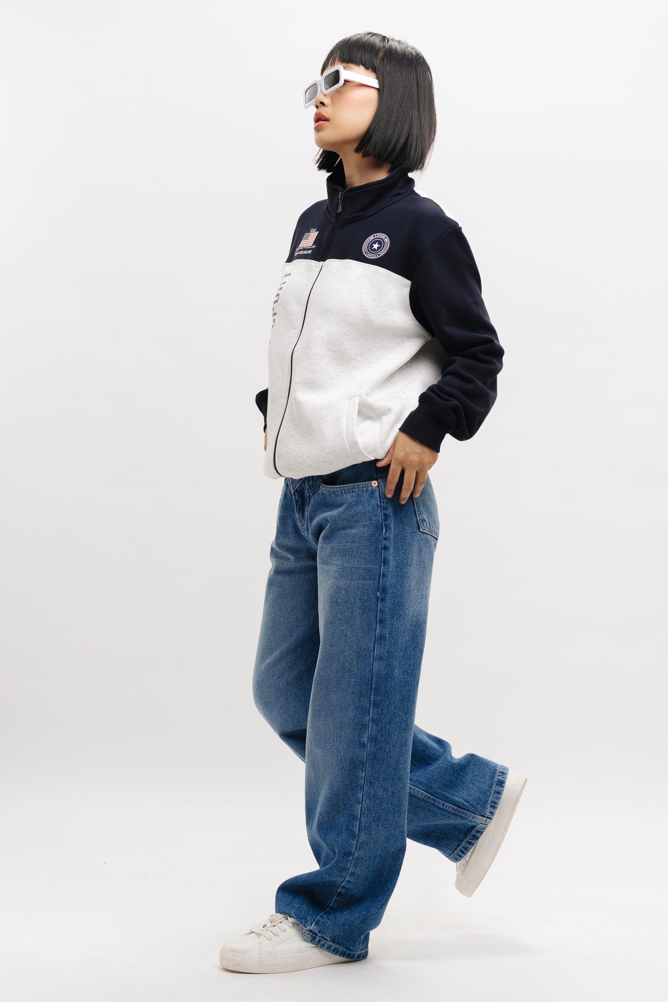 Navy-Grey Freakin Jacket