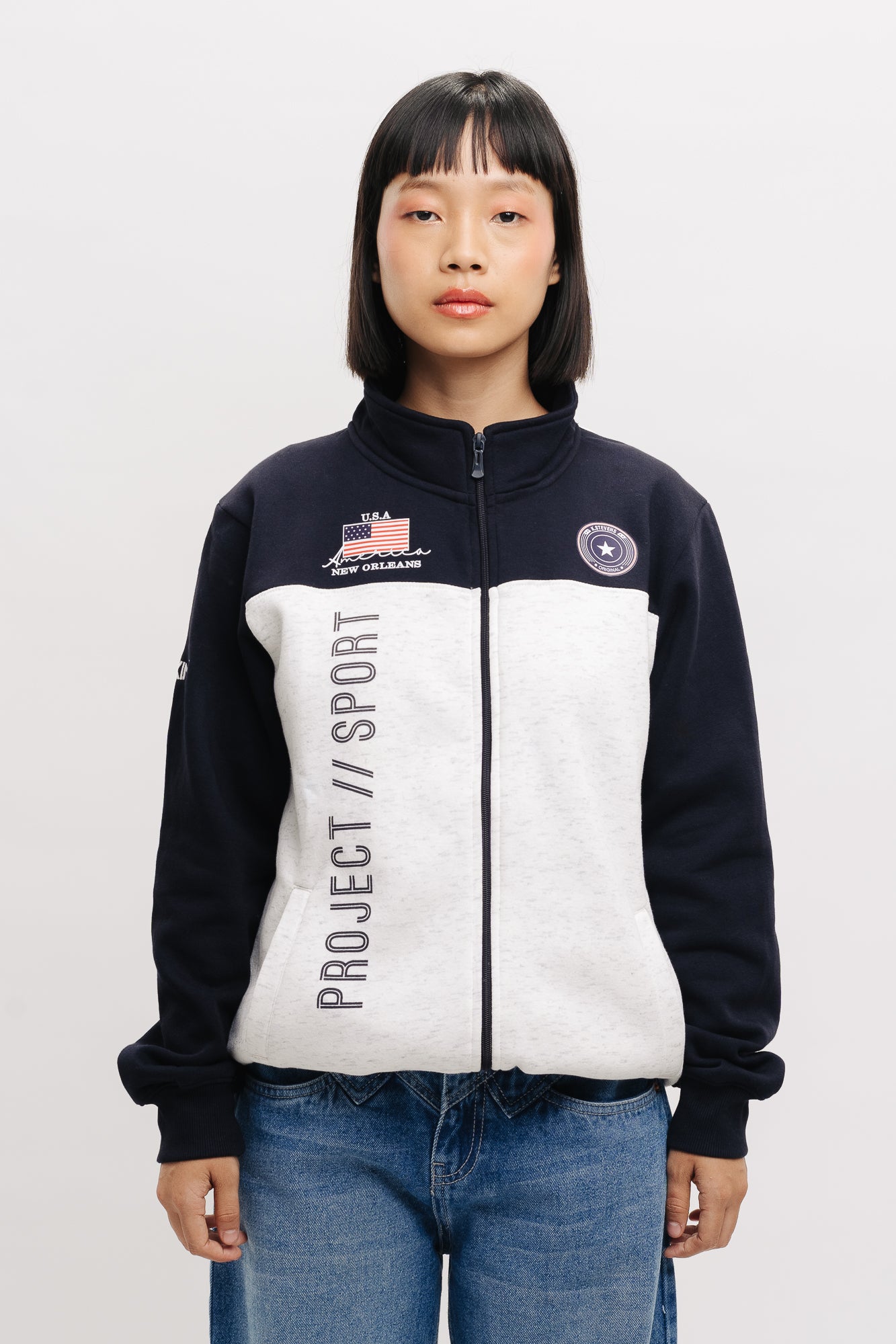 Navy-Grey Freakin Jacket