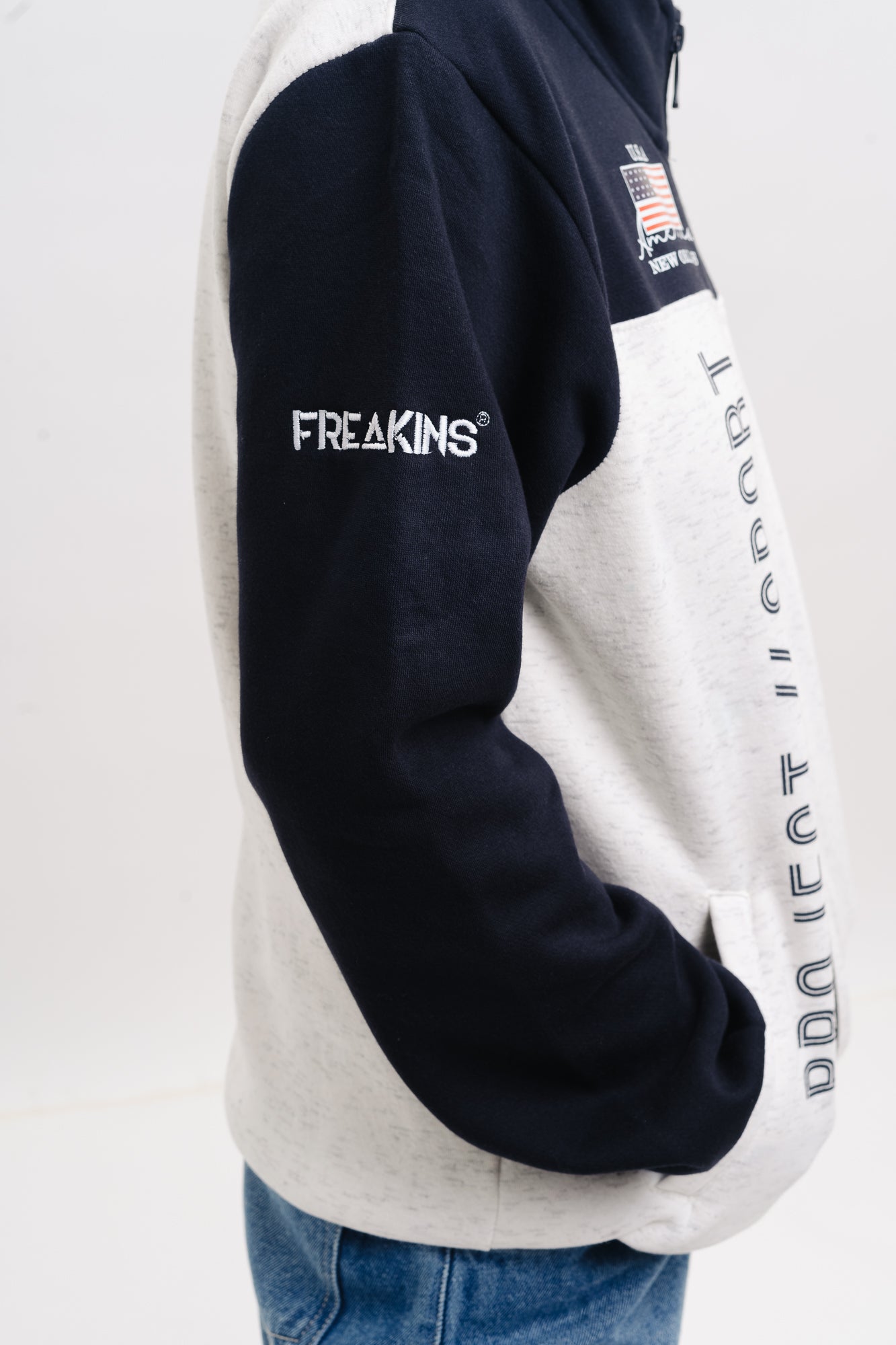 Navy-Grey Freakin Jacket