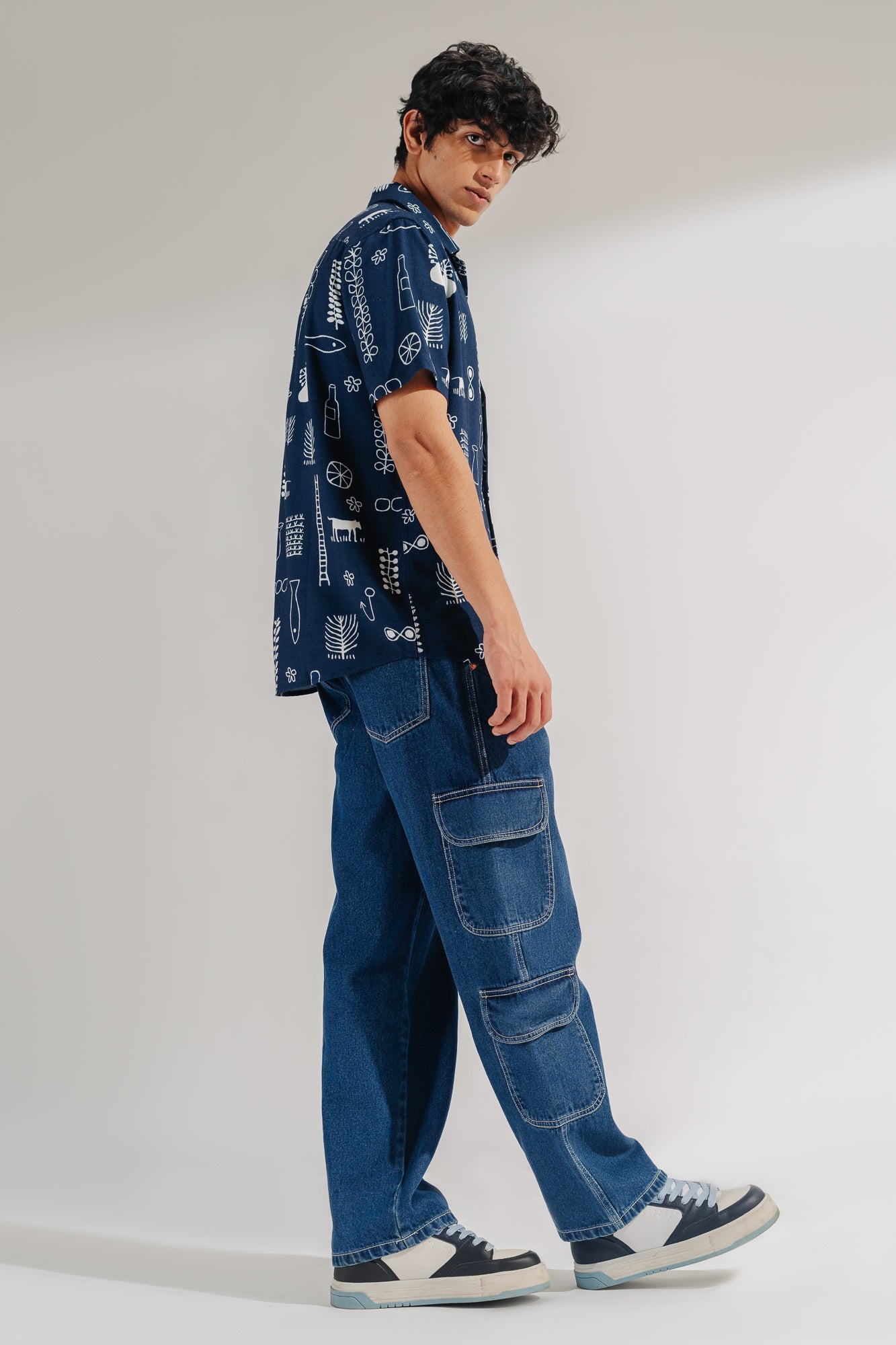 Paratrooper Blue Men’s Cargo