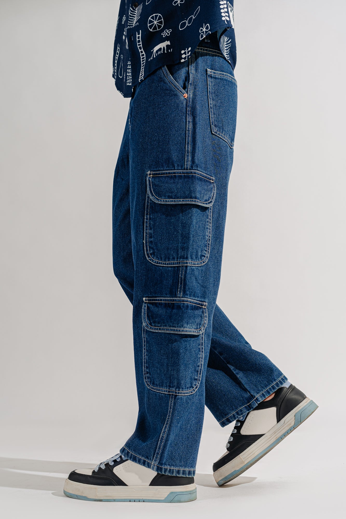 Paratrooper Blue Men’s Cargo