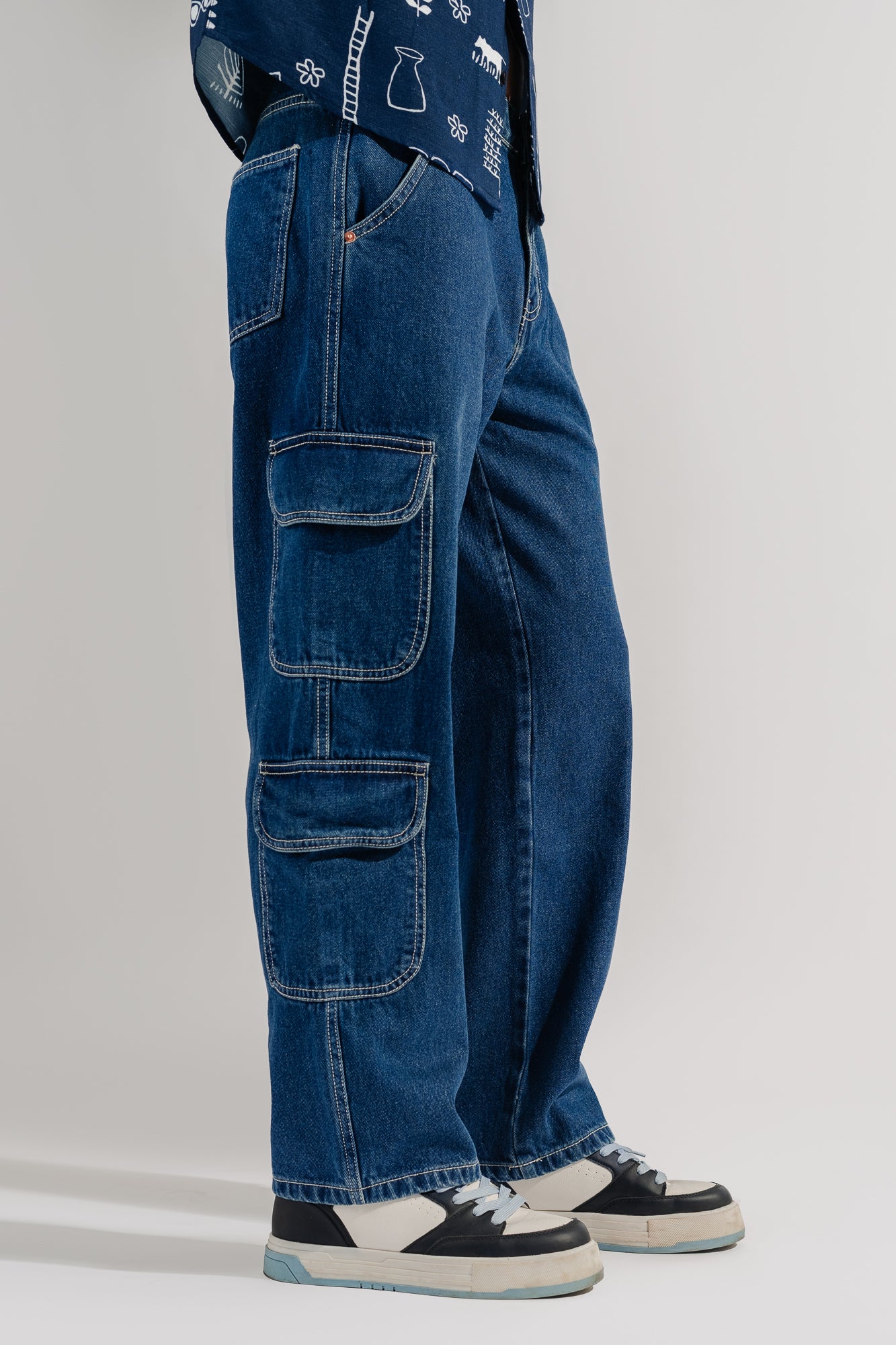 Paratrooper Blue Men’s Cargo