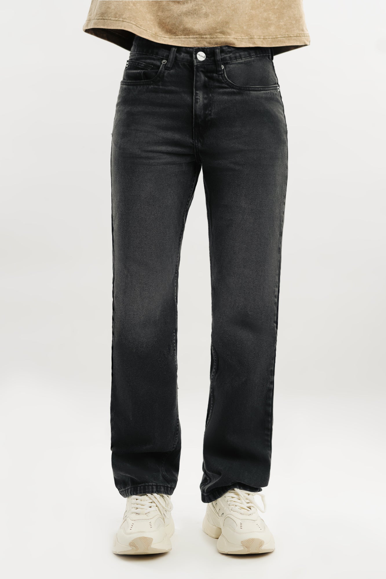 Charcoal Men's Straight Jeans