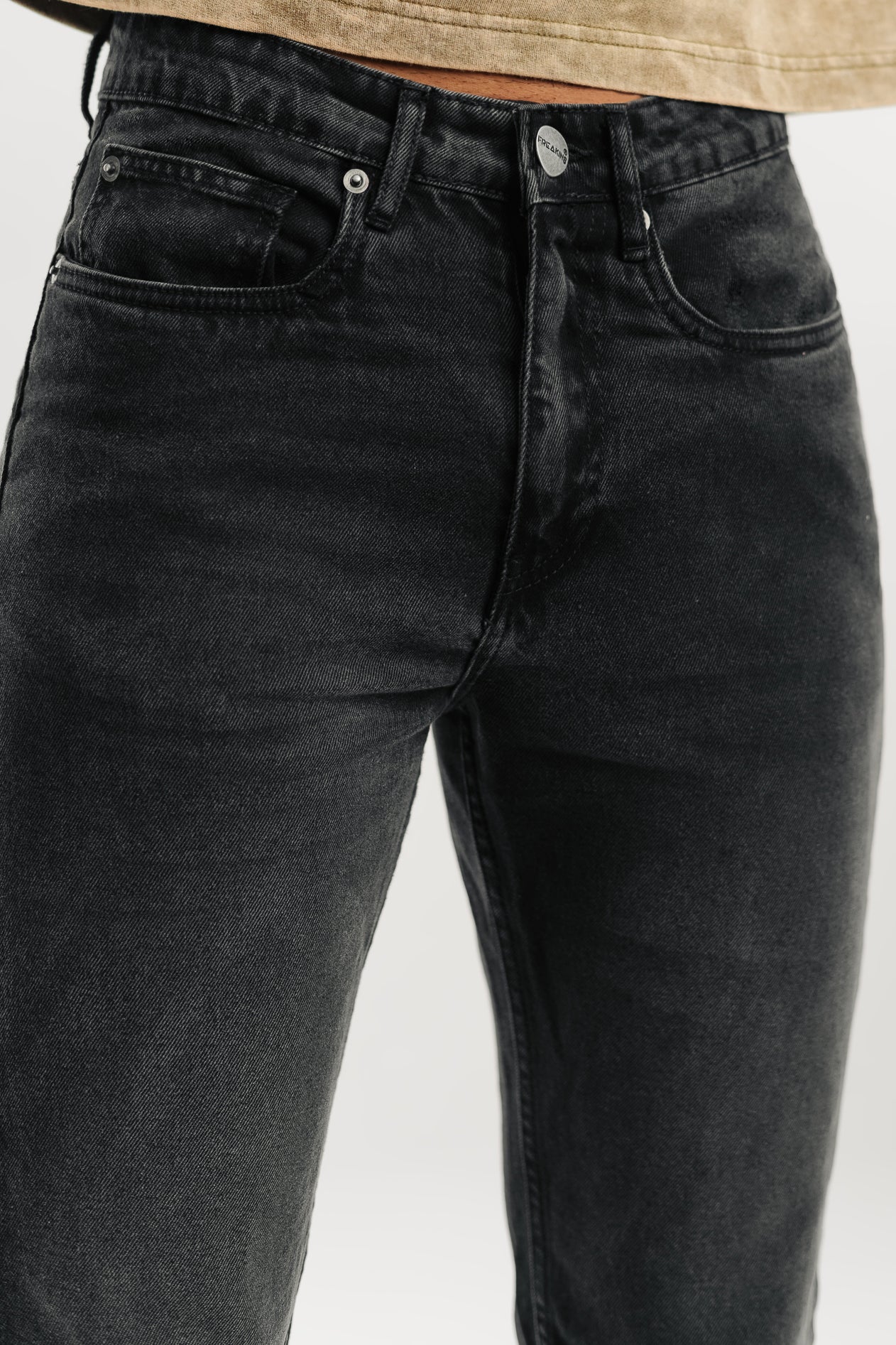 Charcoal Men's Straight Jeans