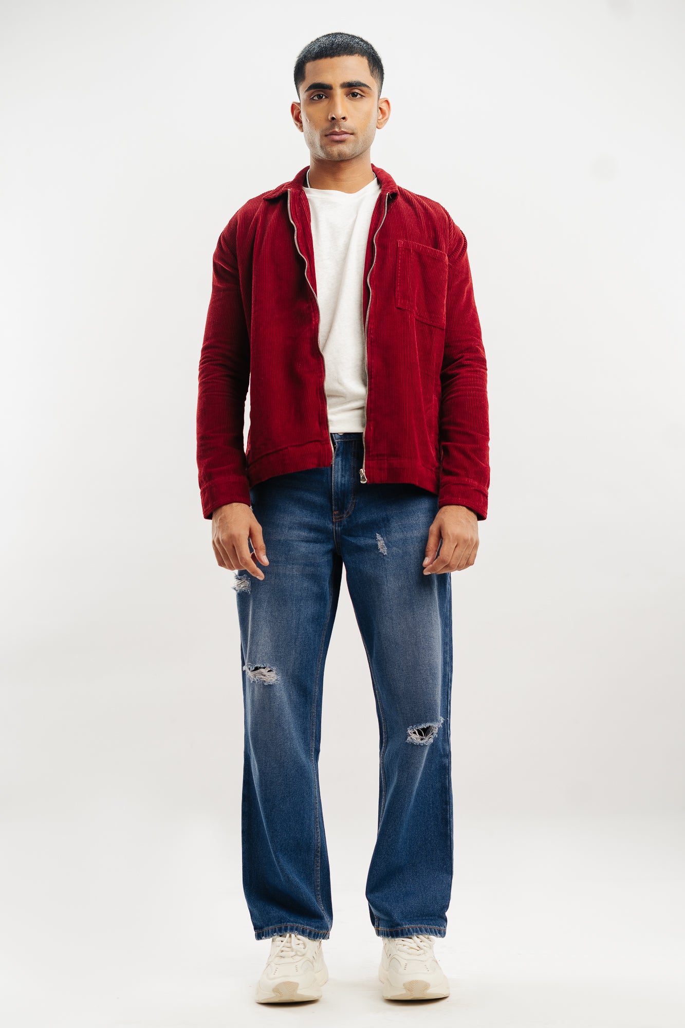 Sapphire Blue Men's Straight Jeans