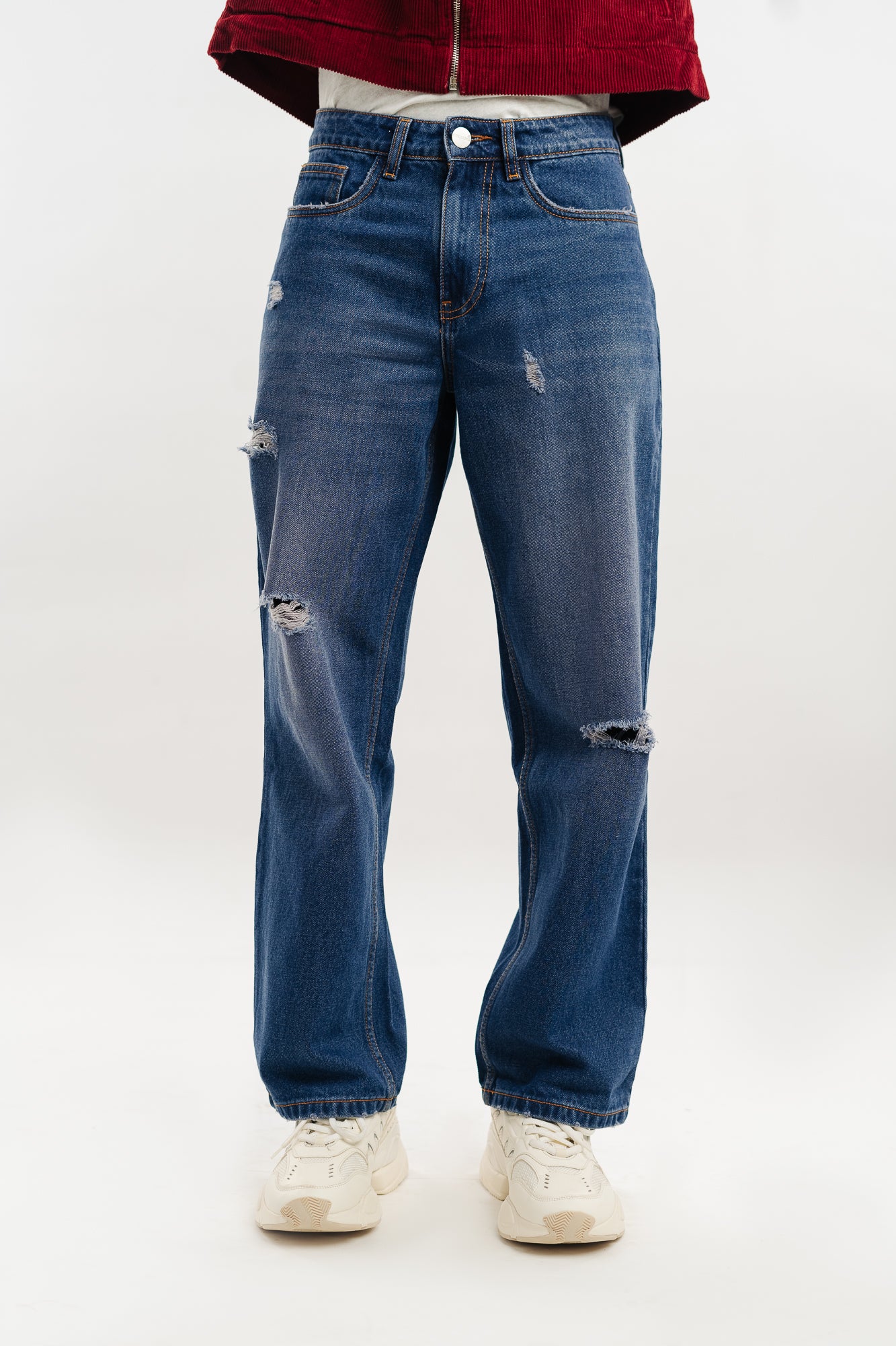 Sapphire Blue Men's Straight Jeans