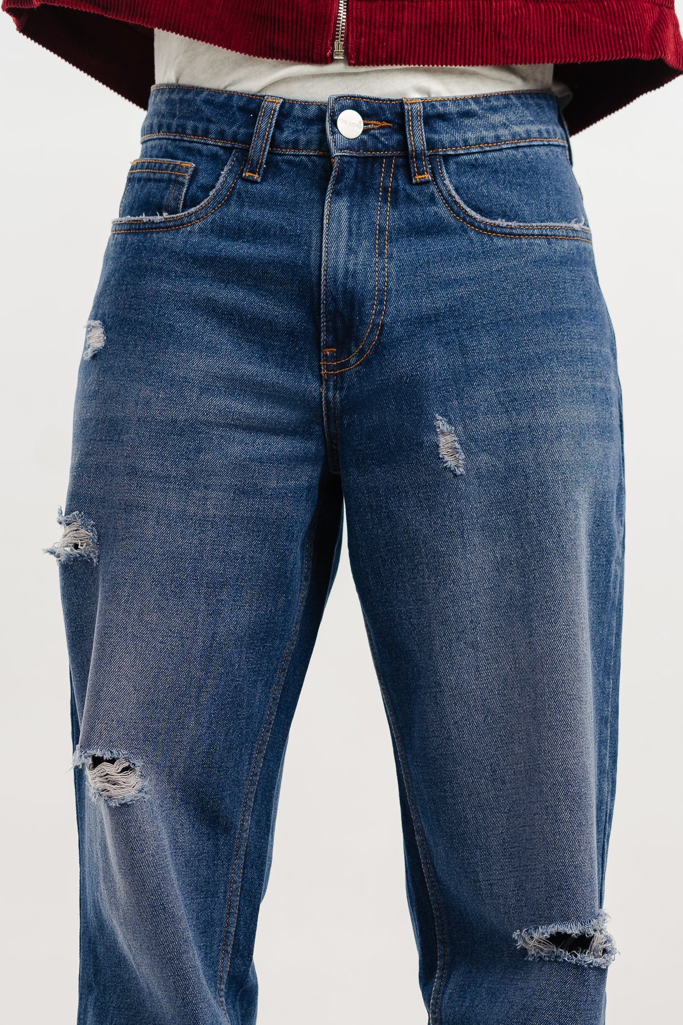 Sapphire Blue Men's Straight Jeans