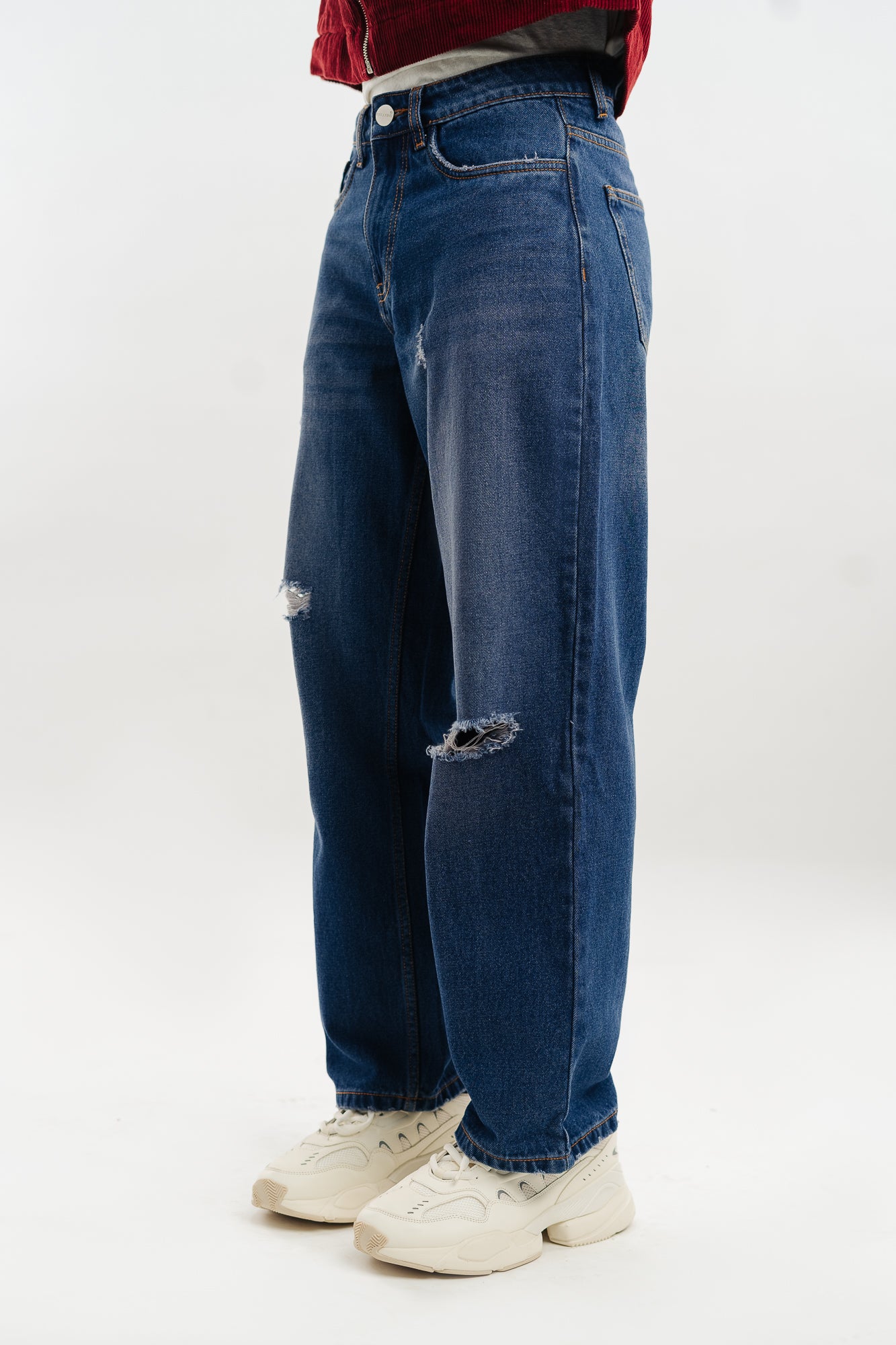 Sapphire Blue Men's Straight Jeans