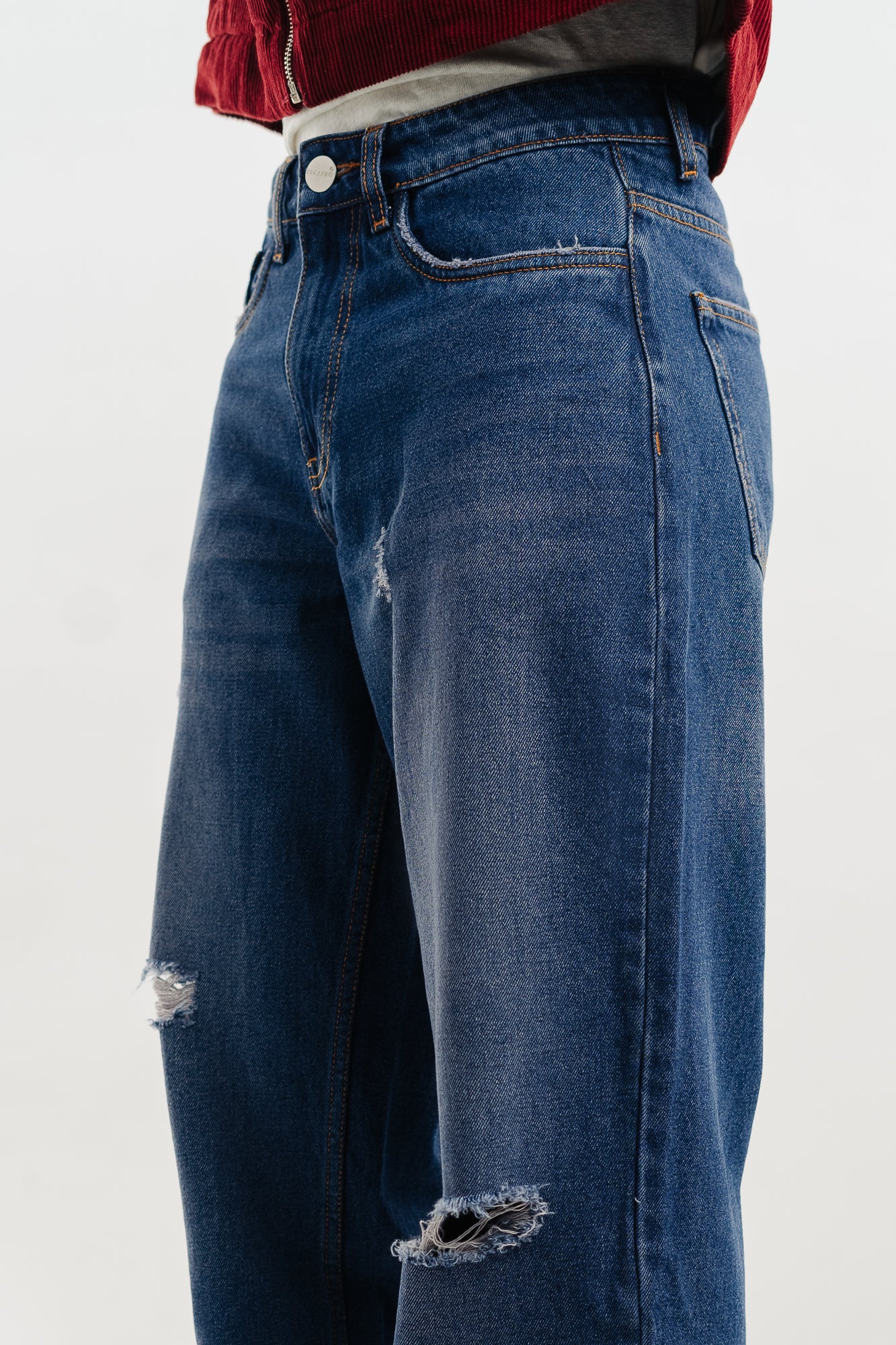 Sapphire Blue Men's Straight Jeans