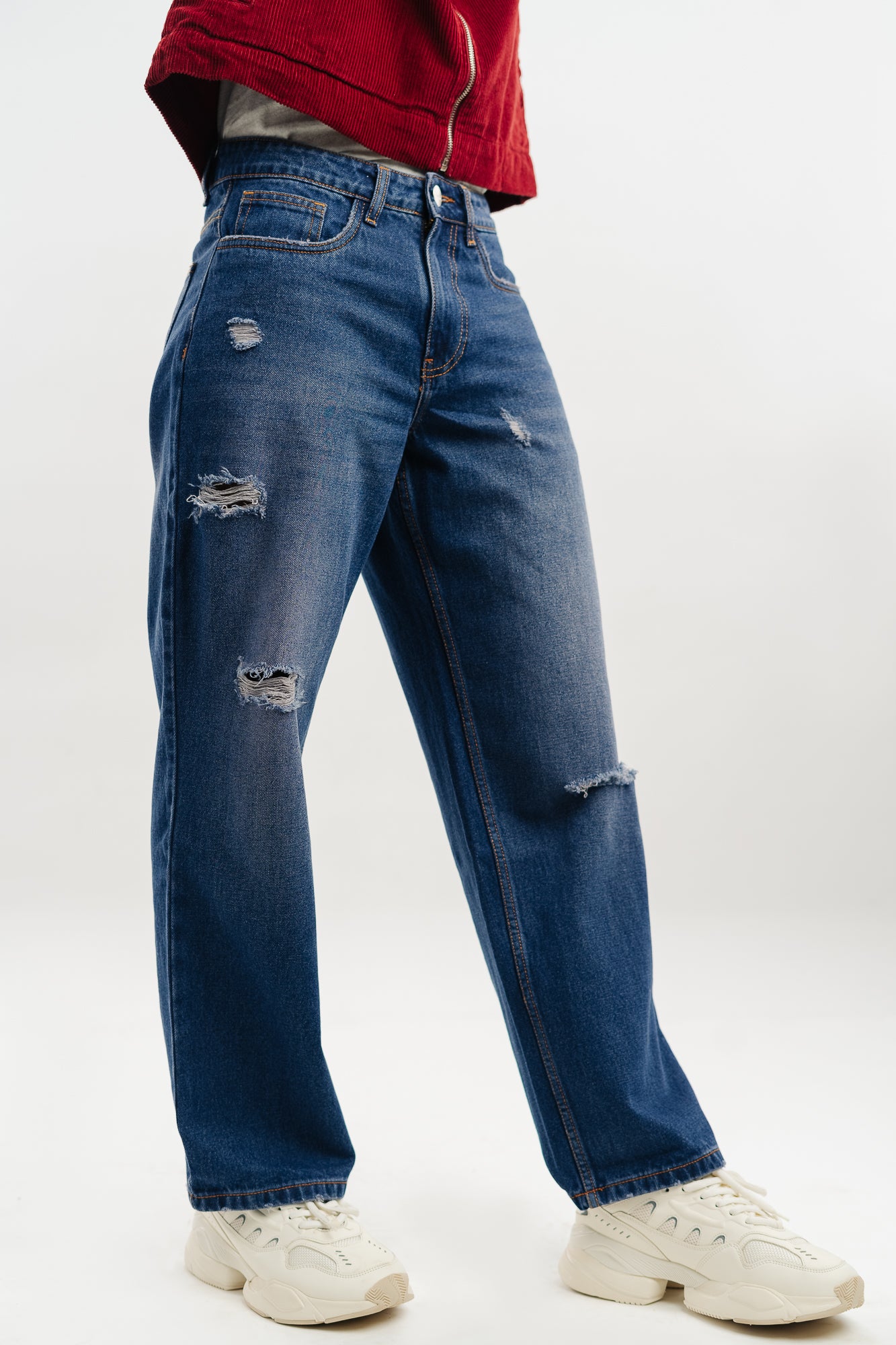 Sapphire Blue Men's Straight Jeans