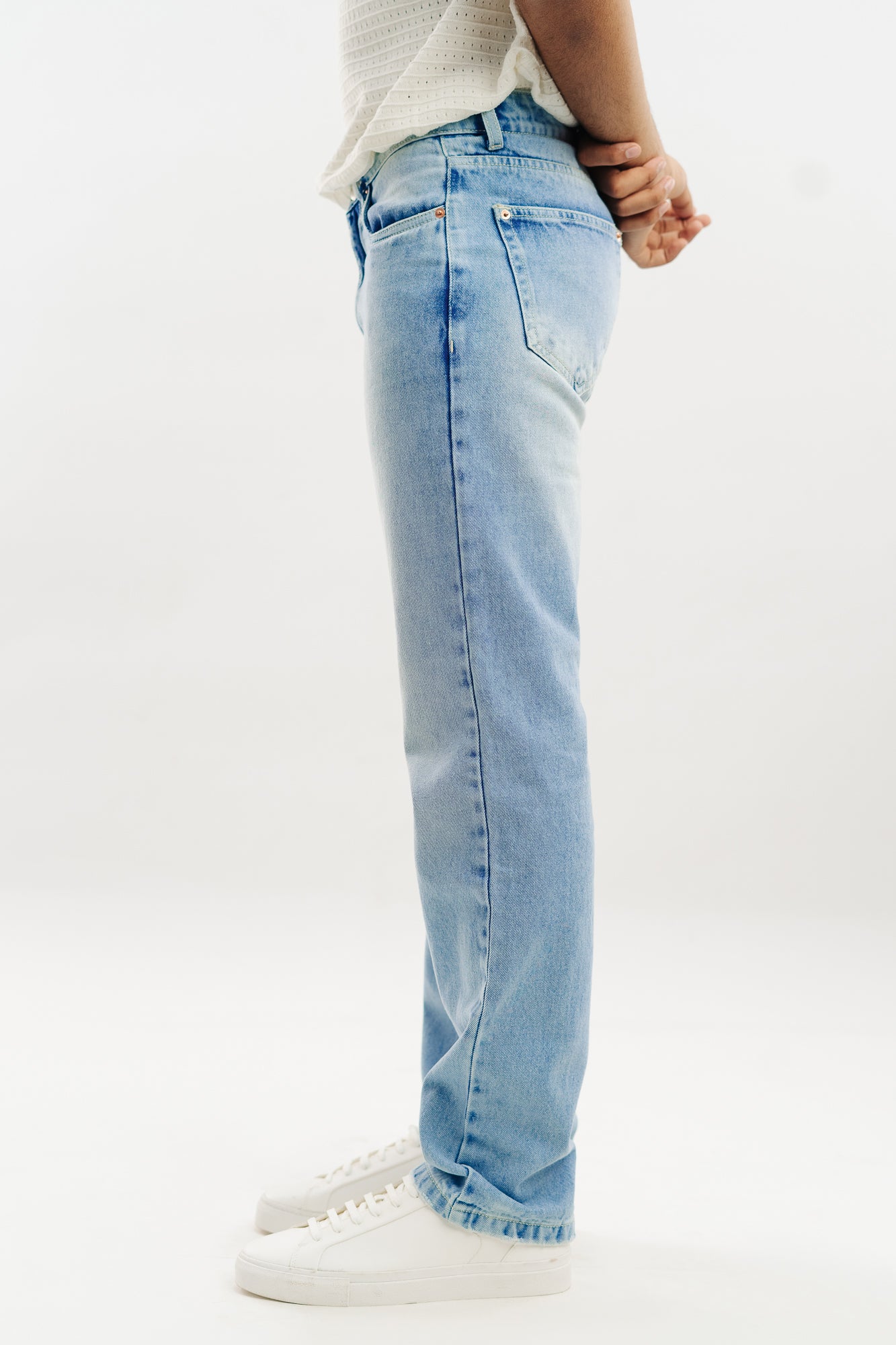 Stalwart Blue Men's Slim Straight Fit Jeans