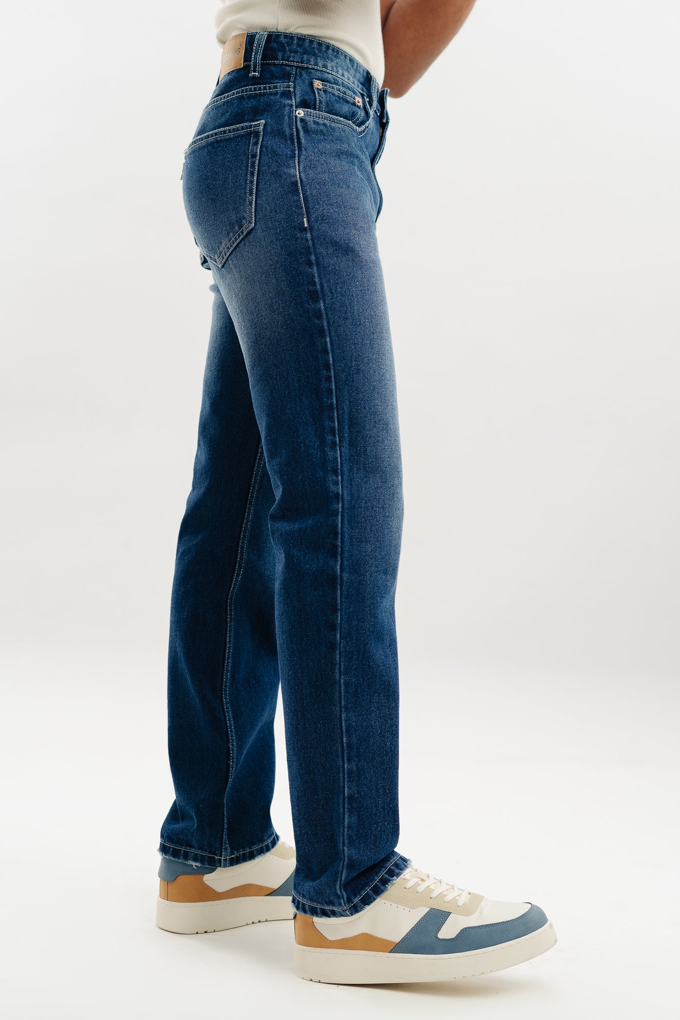 Azure Blue Men's Straight Fit Jeans