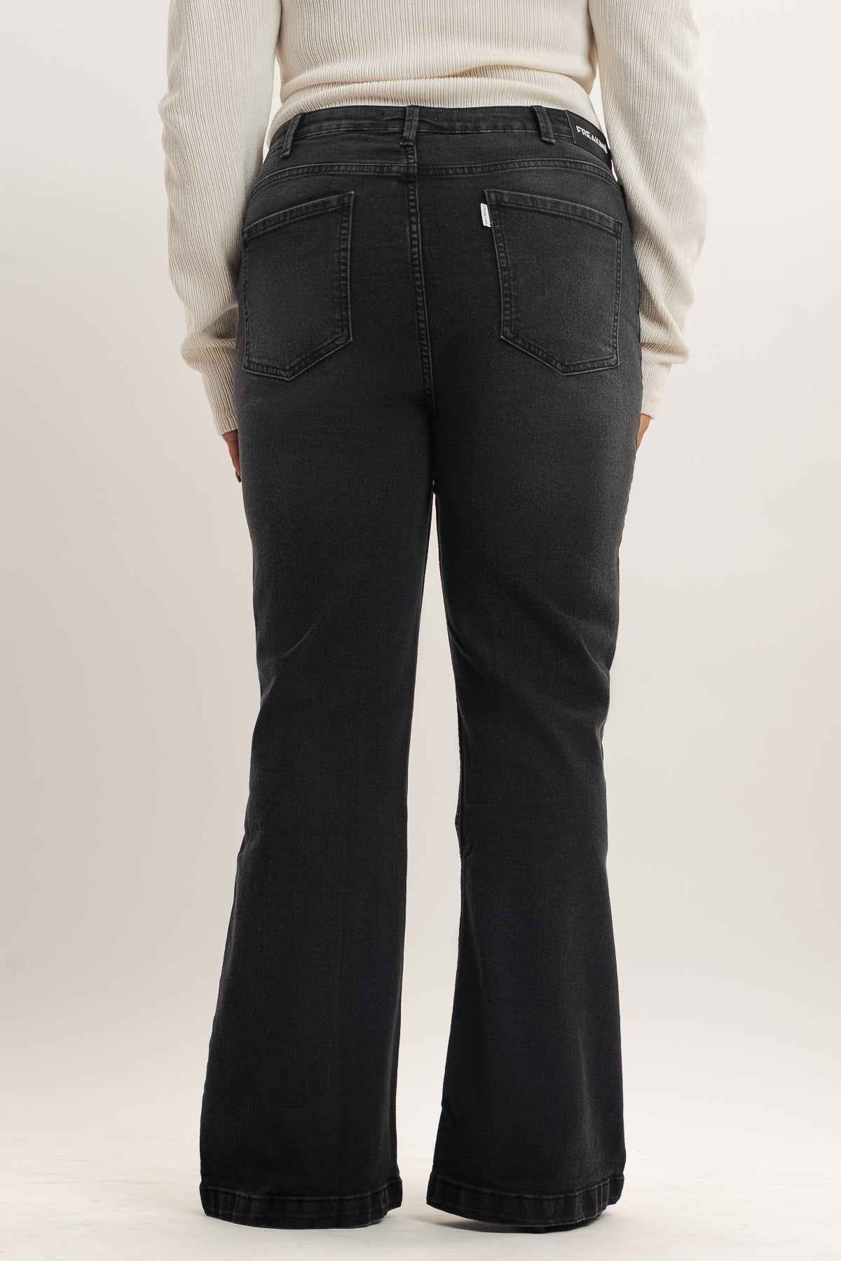Curve Black Bootcut Jeans